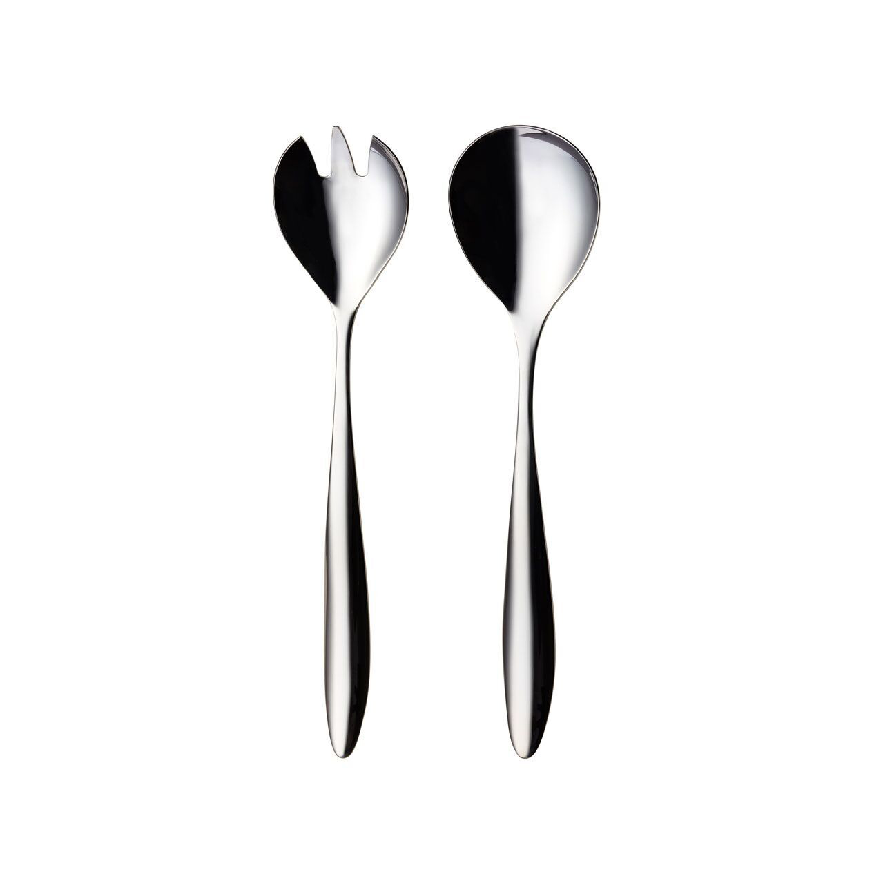 2 Cubiertos de ensalada Lykke acero inoxidable