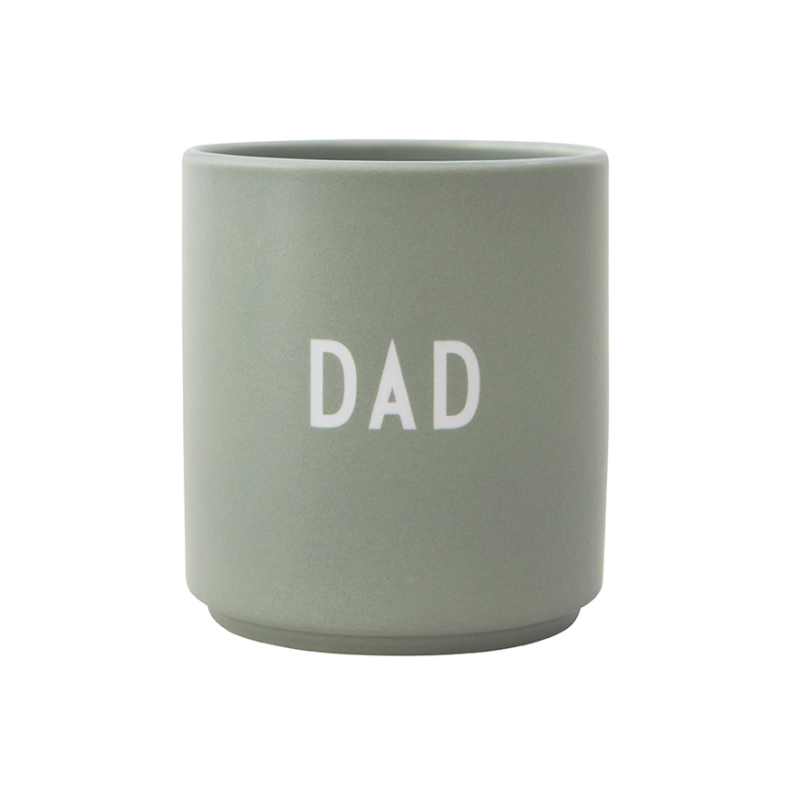 Taza favorita Design Letters 25 cl Dad/Love-green