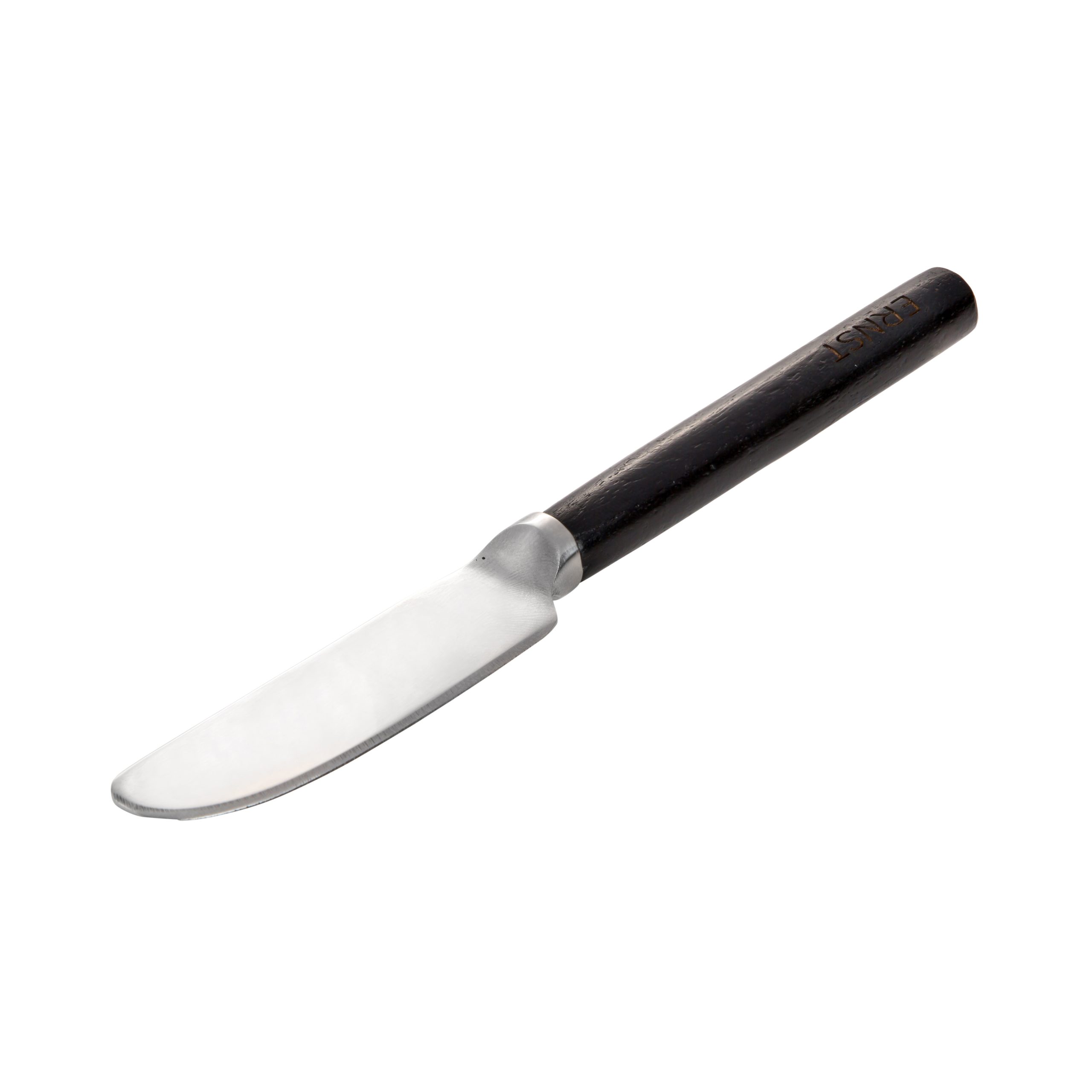 Cuchillo de mantequilla Ernst con mango de madera negro