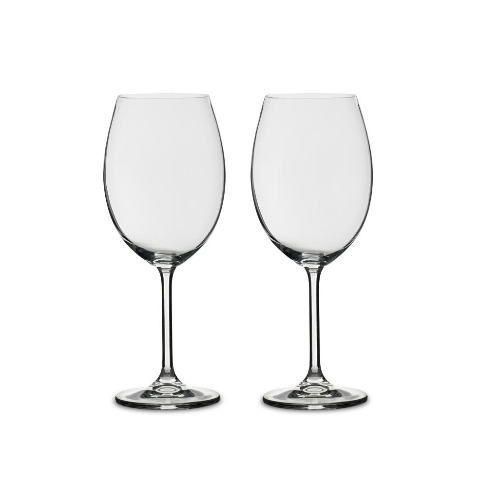 2 Copas de vino tinto Bitz 58 cl transparente
