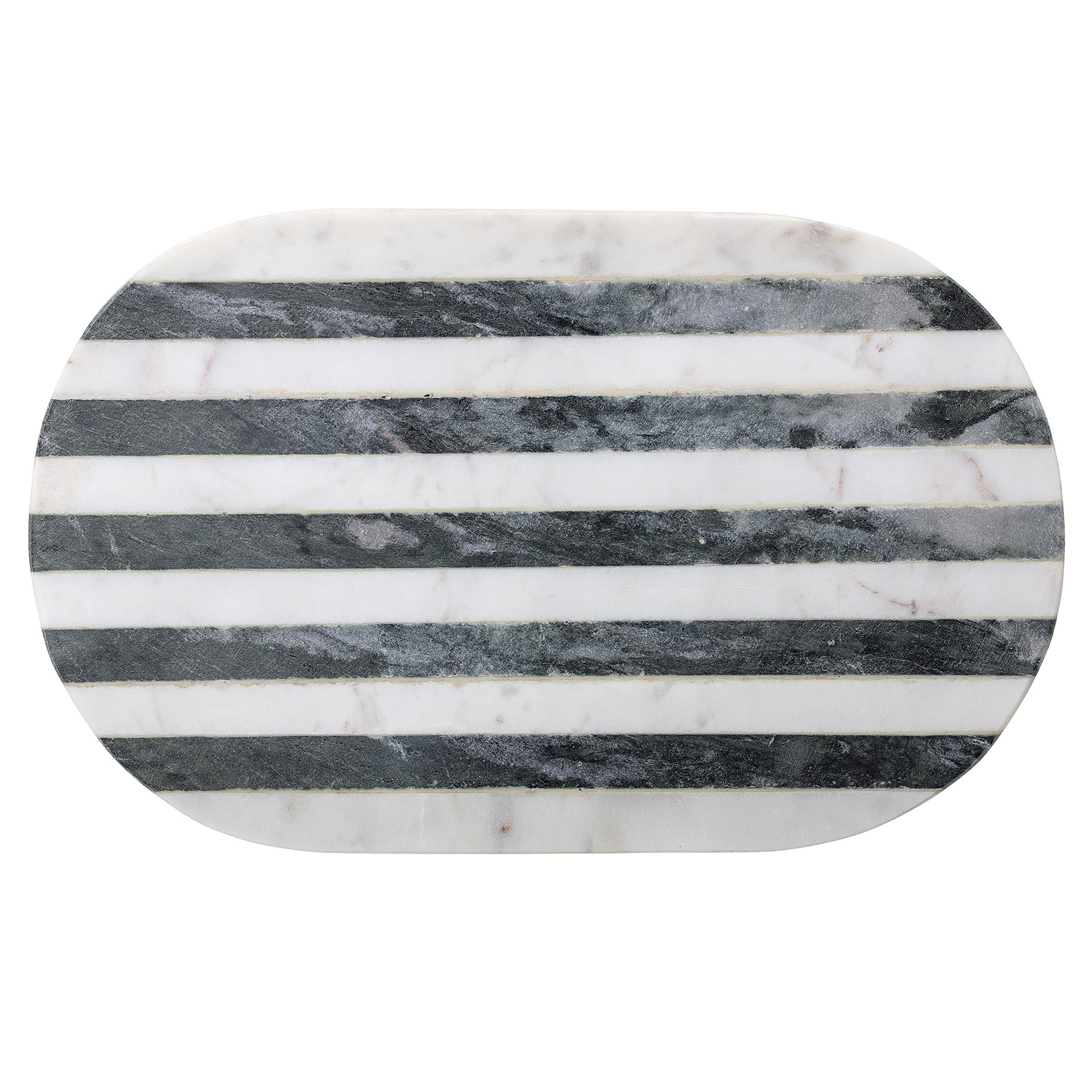 Tabla de cortar Bloomingville a rayas negro-blanco