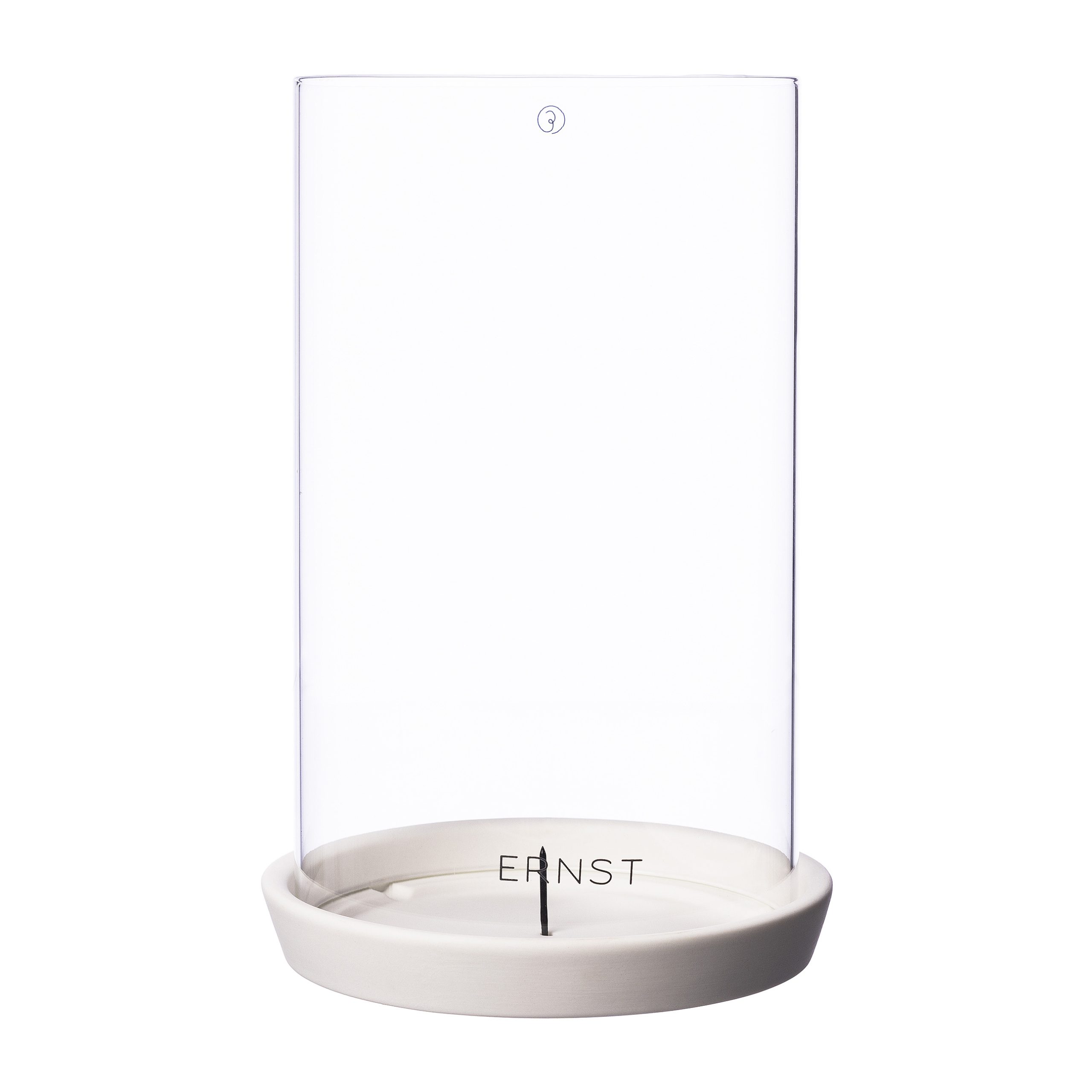 Portavelas Ernst 23 cm blanco