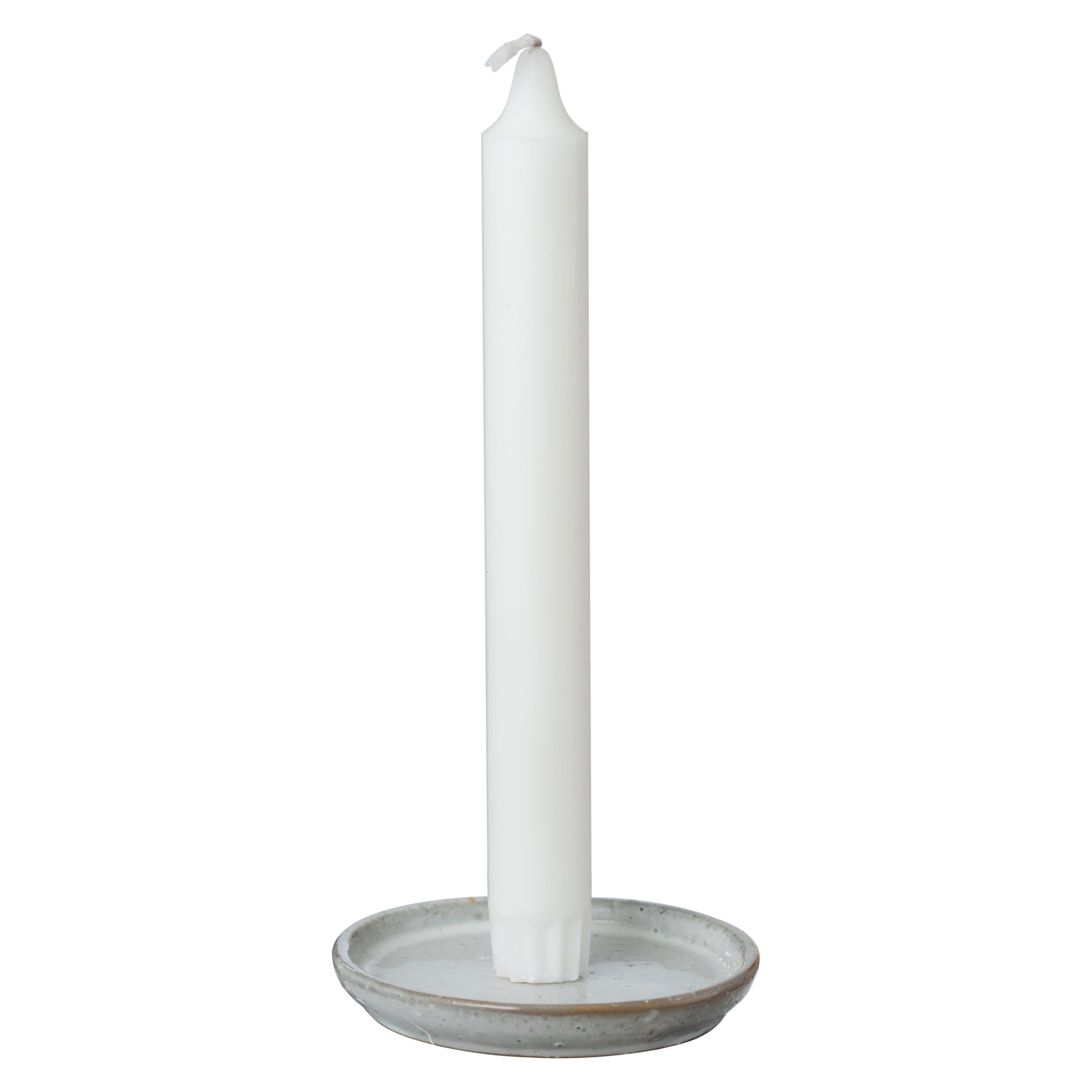 Plato para velas Ernst blanco