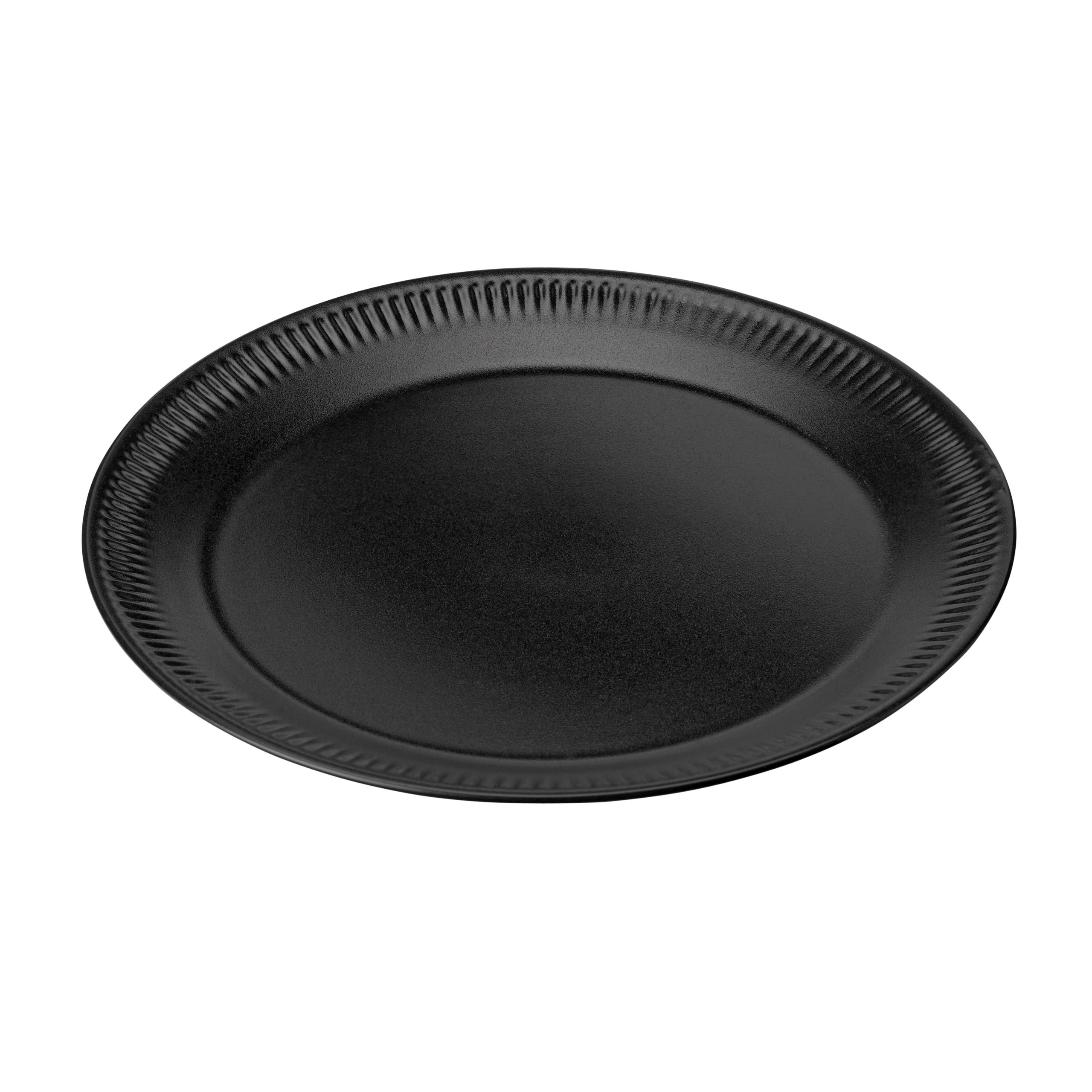 Plato de mesa Knabstrup negro 22 cm