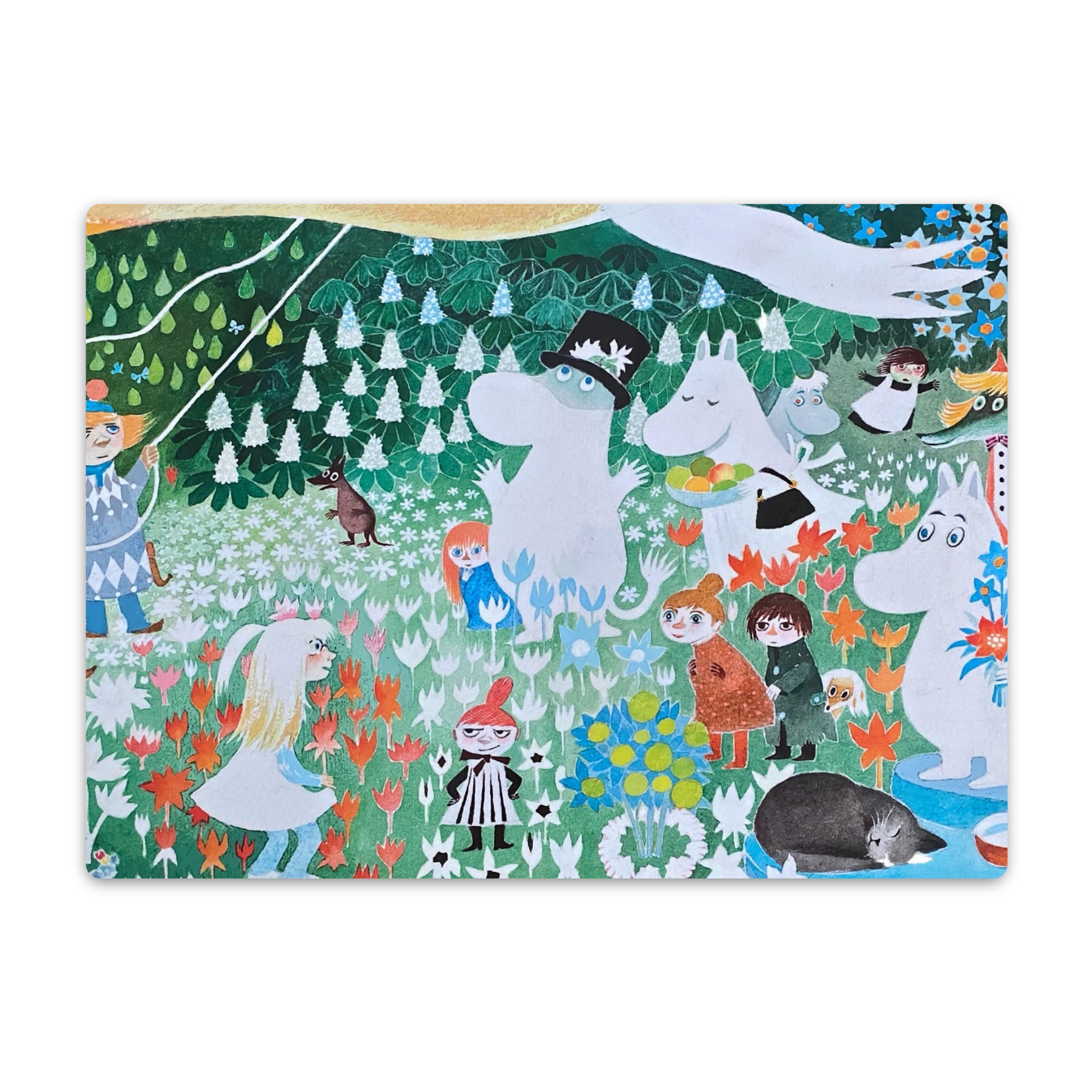 Mantel individual Dangerous journey 40x30 cm verde