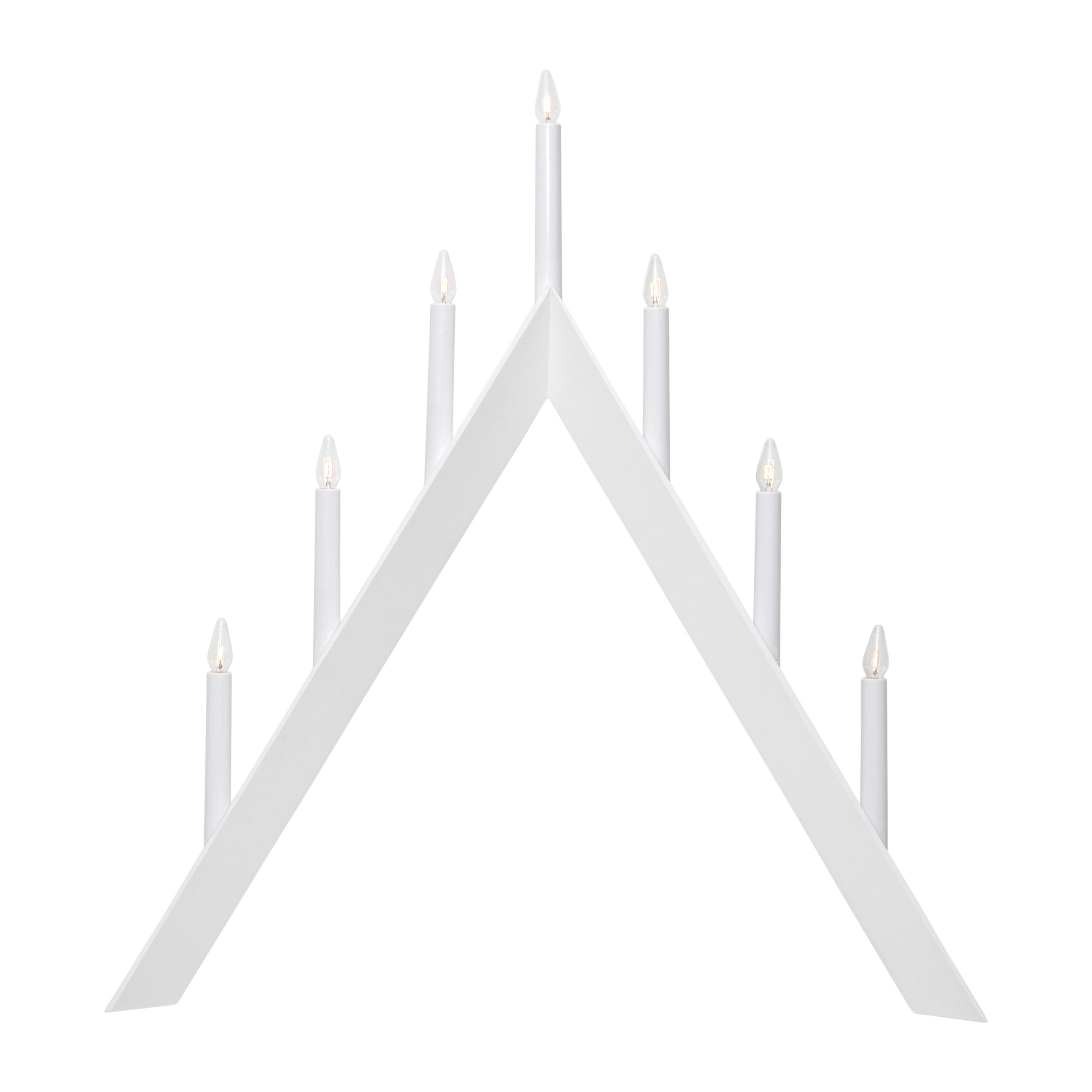 Candelabro Arrow 64,5 cm blanco
