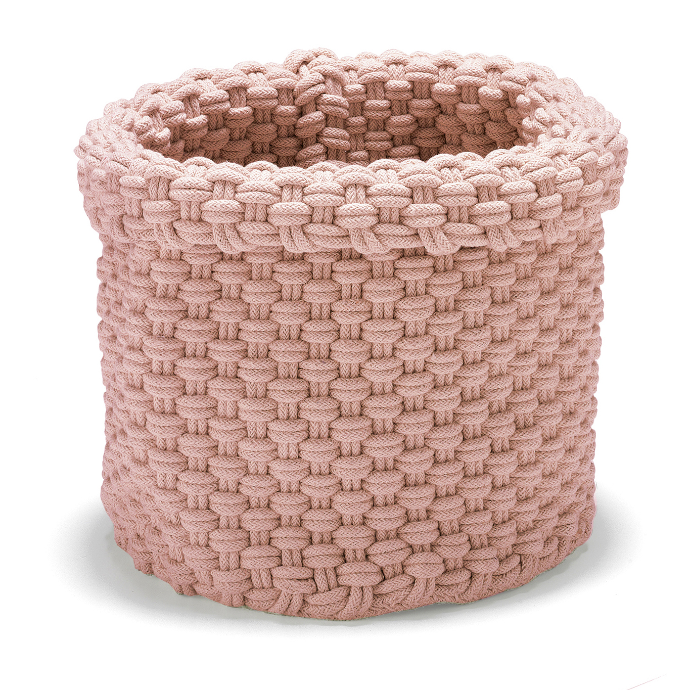 Cesta Rope grande Dusty pink