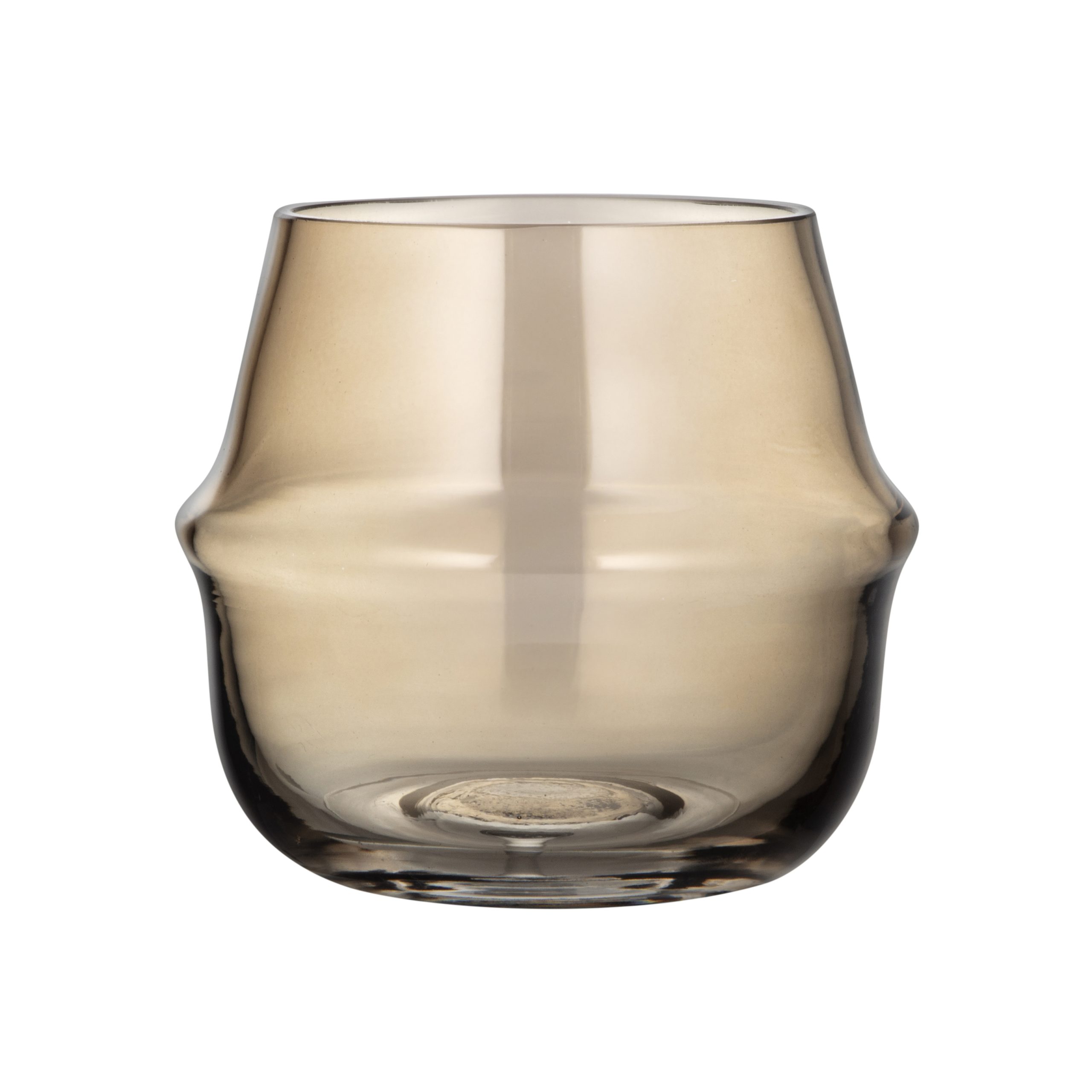 Portavelas Ernst 10,3 cm ámbar