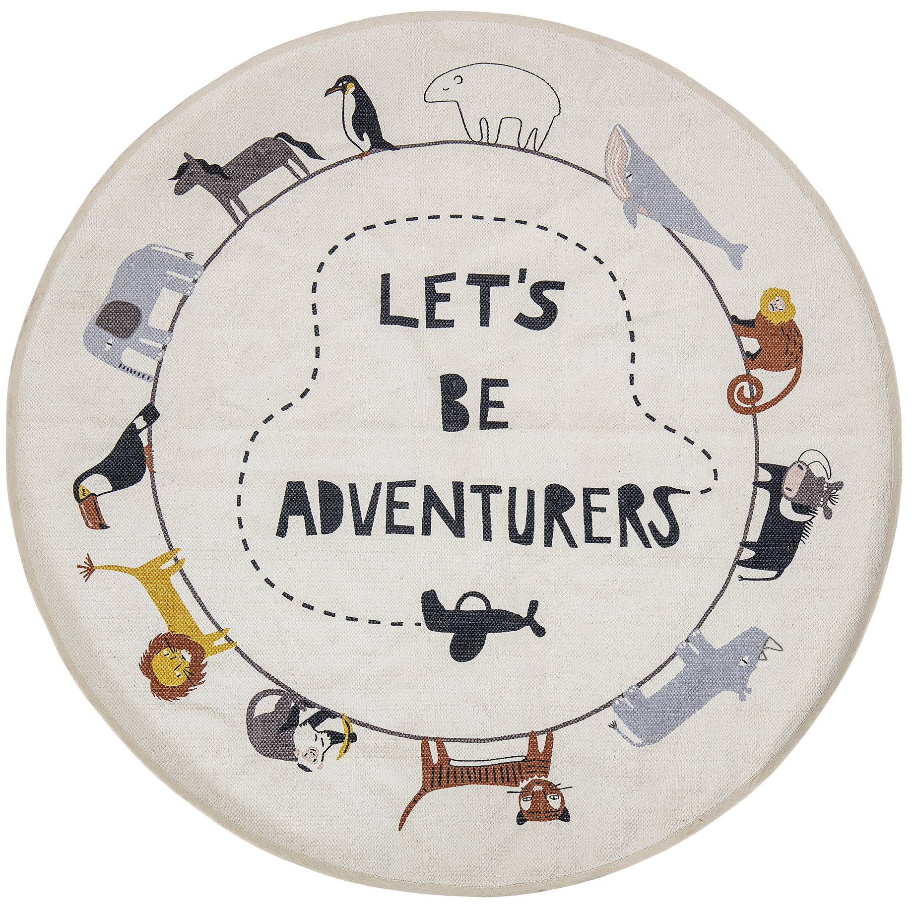 Alfombra Bloomingville Ø130 cm Multi