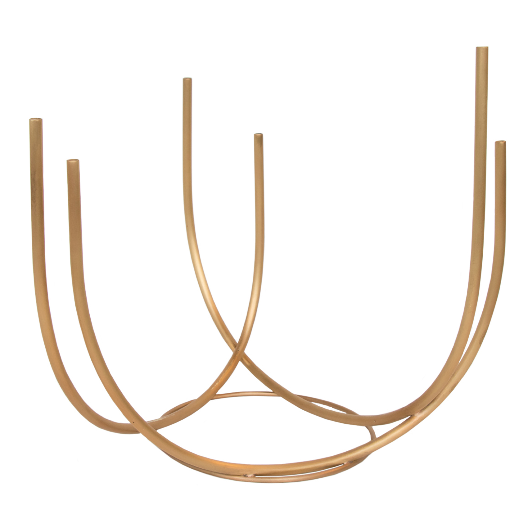 Jarrón Tube 35 cm latón