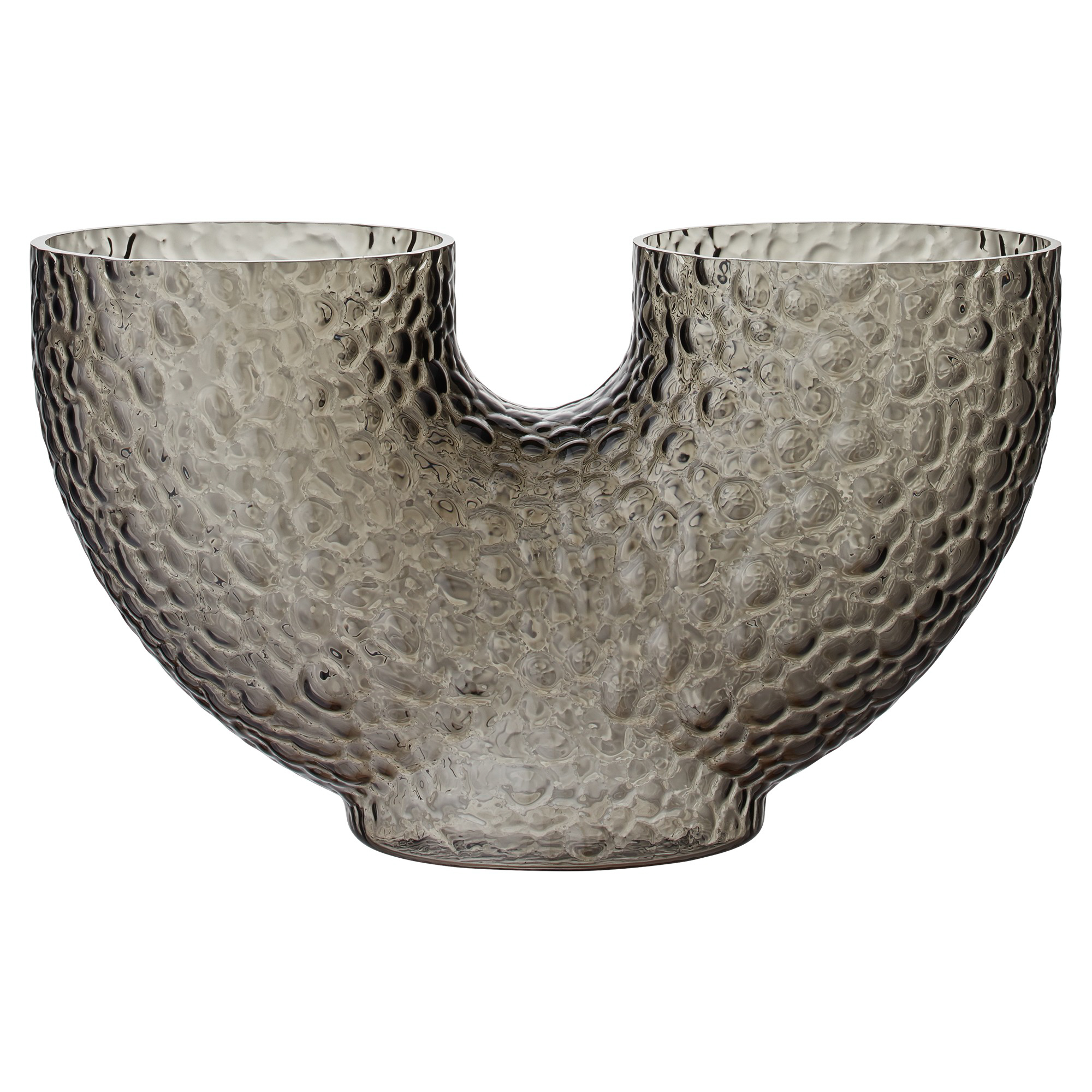 Jarrón Arura bajo negro