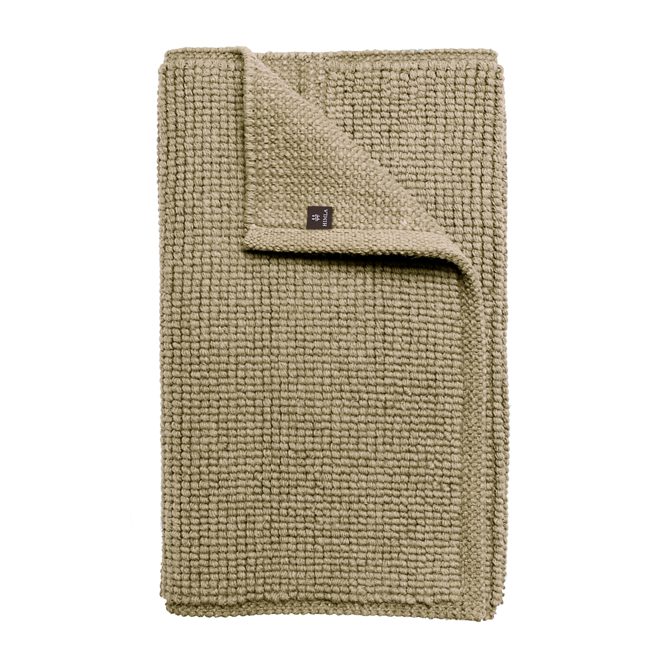 Alfombra de lana Himla camel 80x150 cm