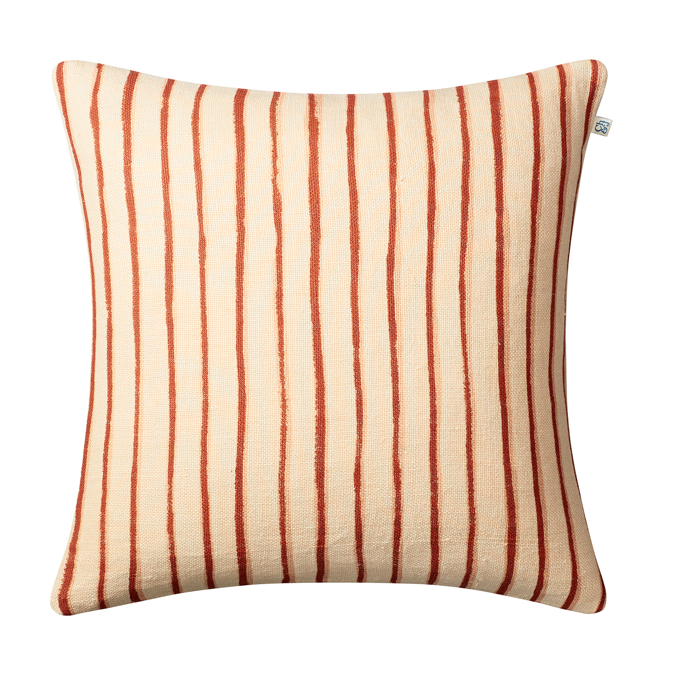 Funda de cojín Jaipur Stripe 50x50 cm Beige-orange-rose
