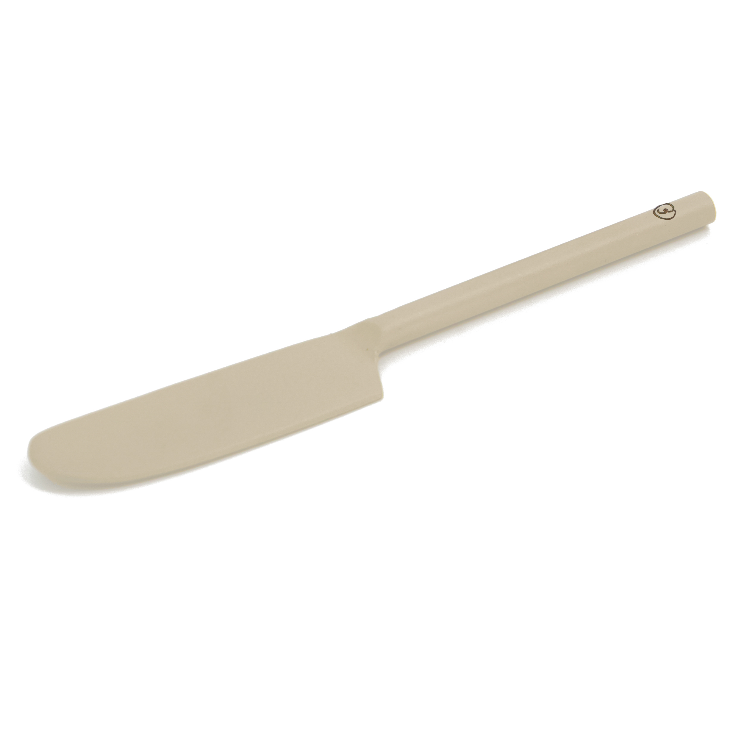 Cuchillo de mantequilla Ernst metal Beige