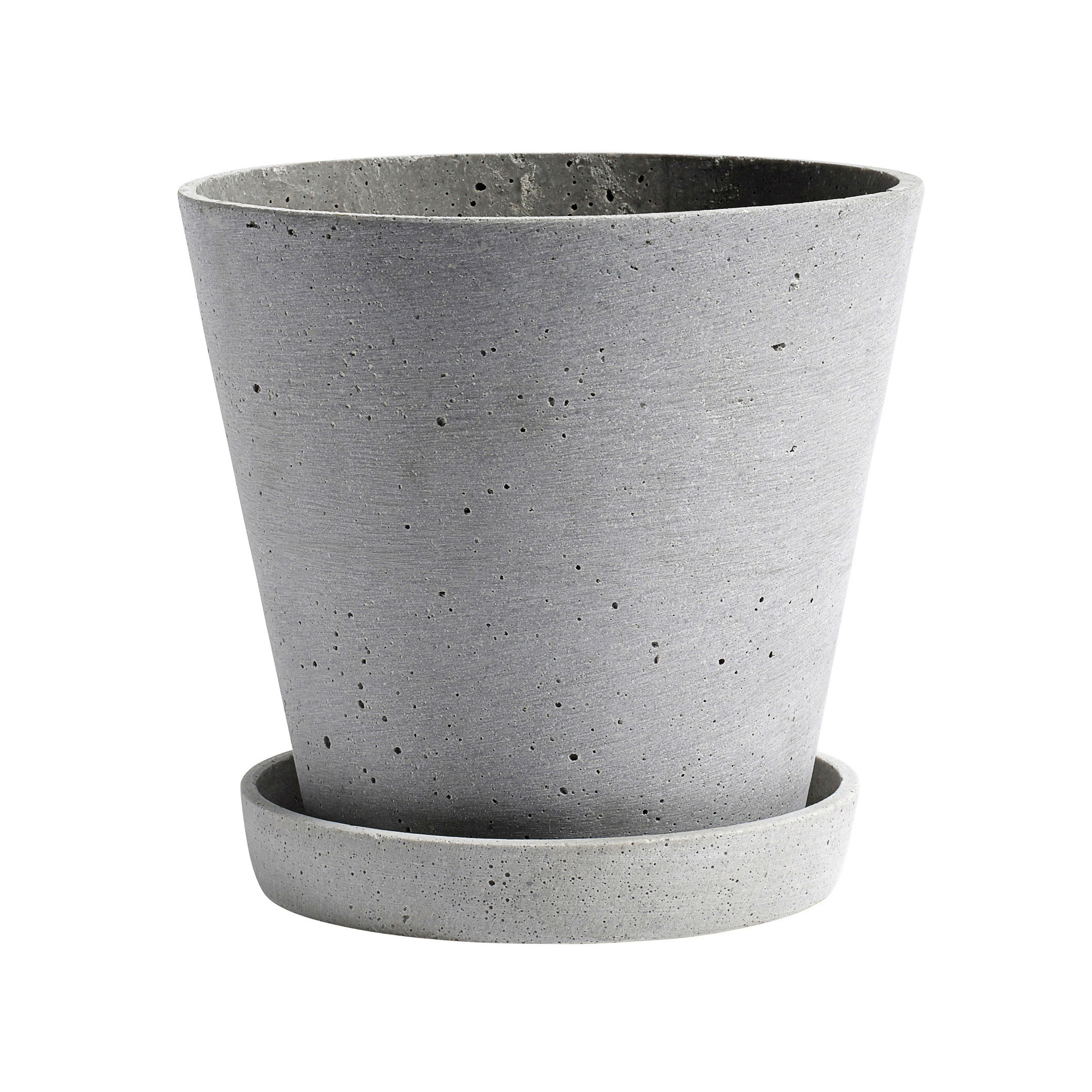 Maceta HAY Flowerpot with saucer XXXL Ø34 cm gris