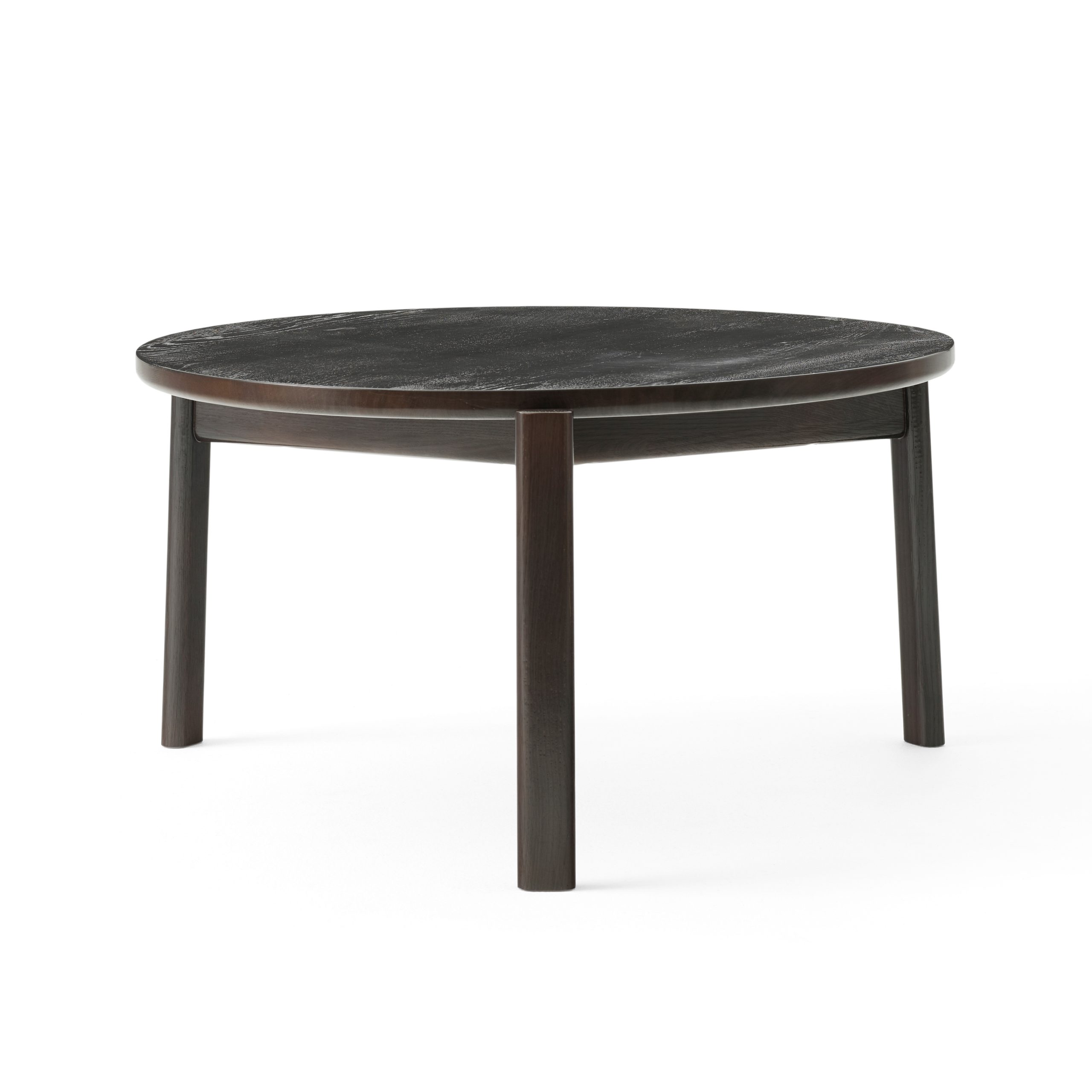 Mesa de centro Passage Ø70 cm Roble lacado oscuro