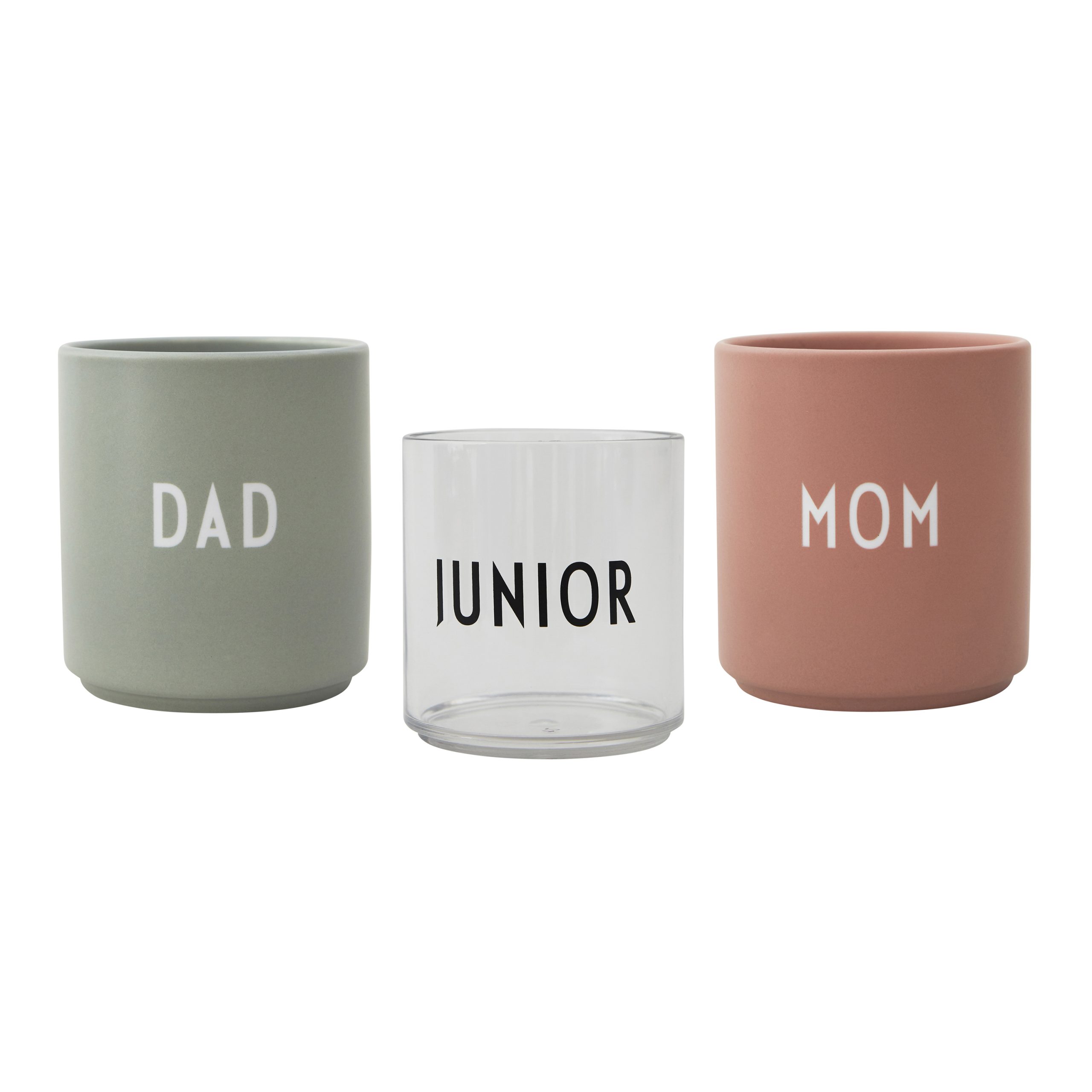 Set de regalo Design Letters Family Nude-green