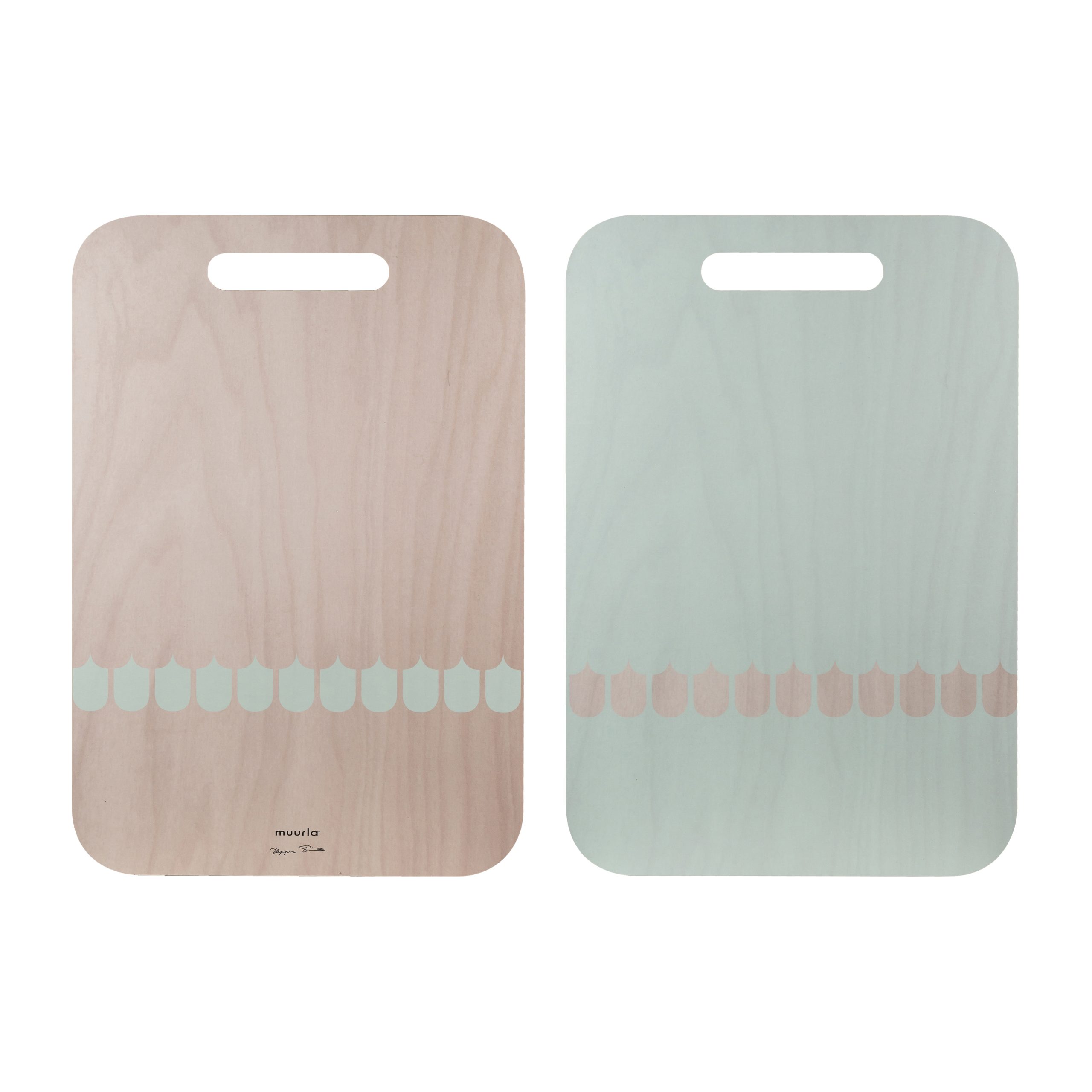 Bandeja Chop & Serve Vappu 30x44 cm abedul-verde