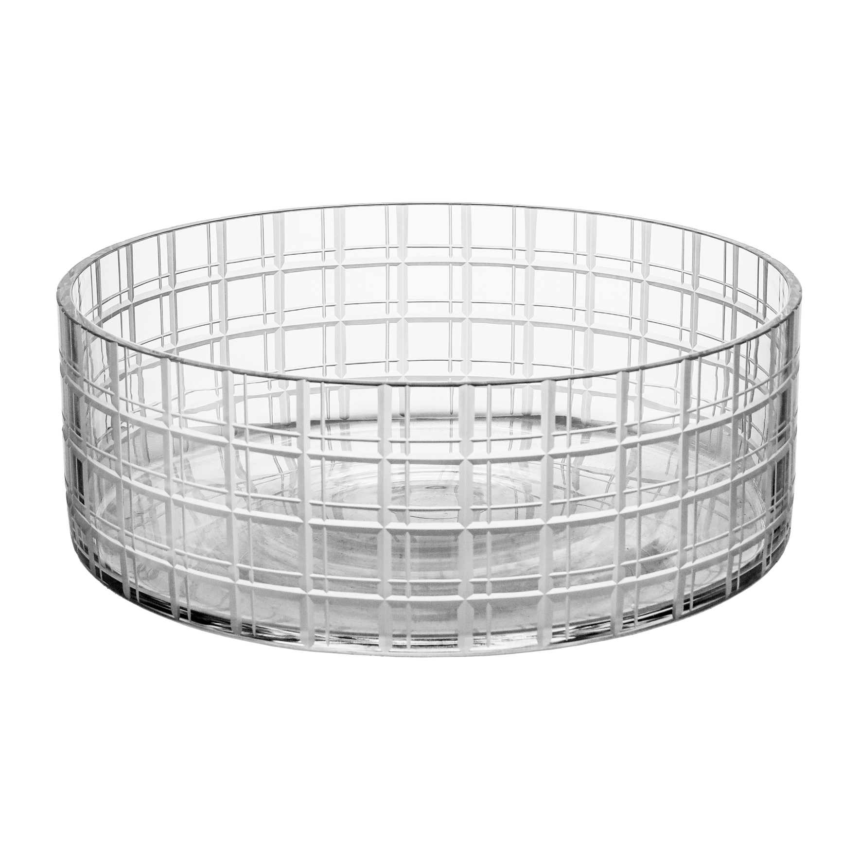 Bol Cut in number Ø27,5 cm patrón de cuadros