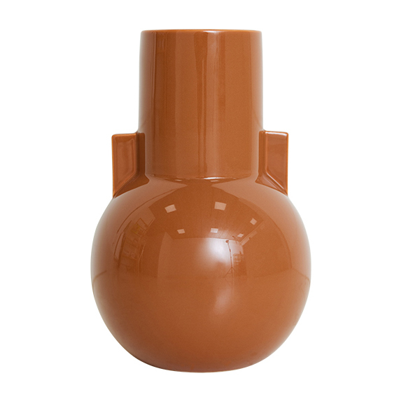 Jarrón Ceramic small 26 cm Caramel
