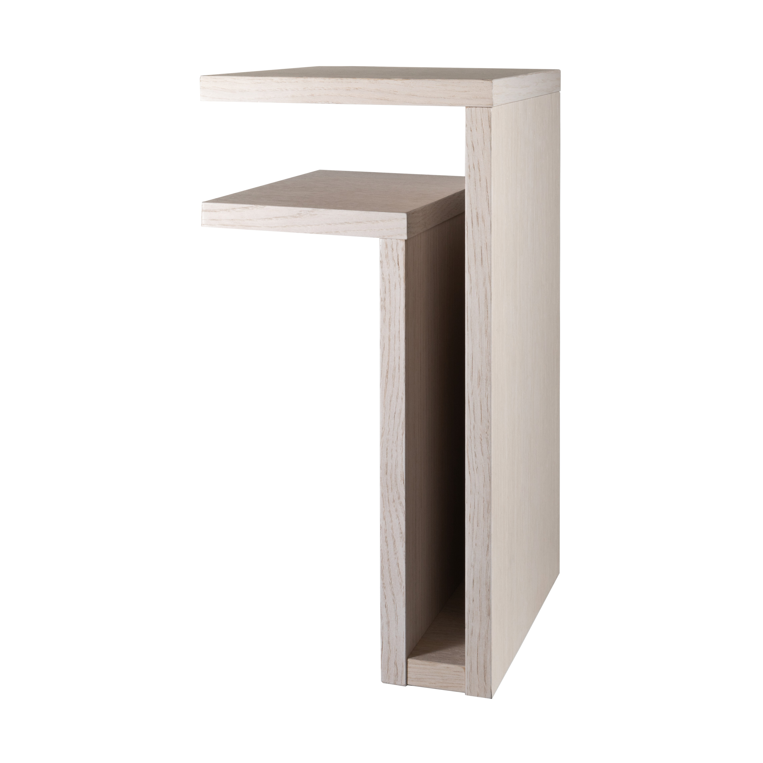 Estantería de pared F-shelf white oak Estante a la izquierda