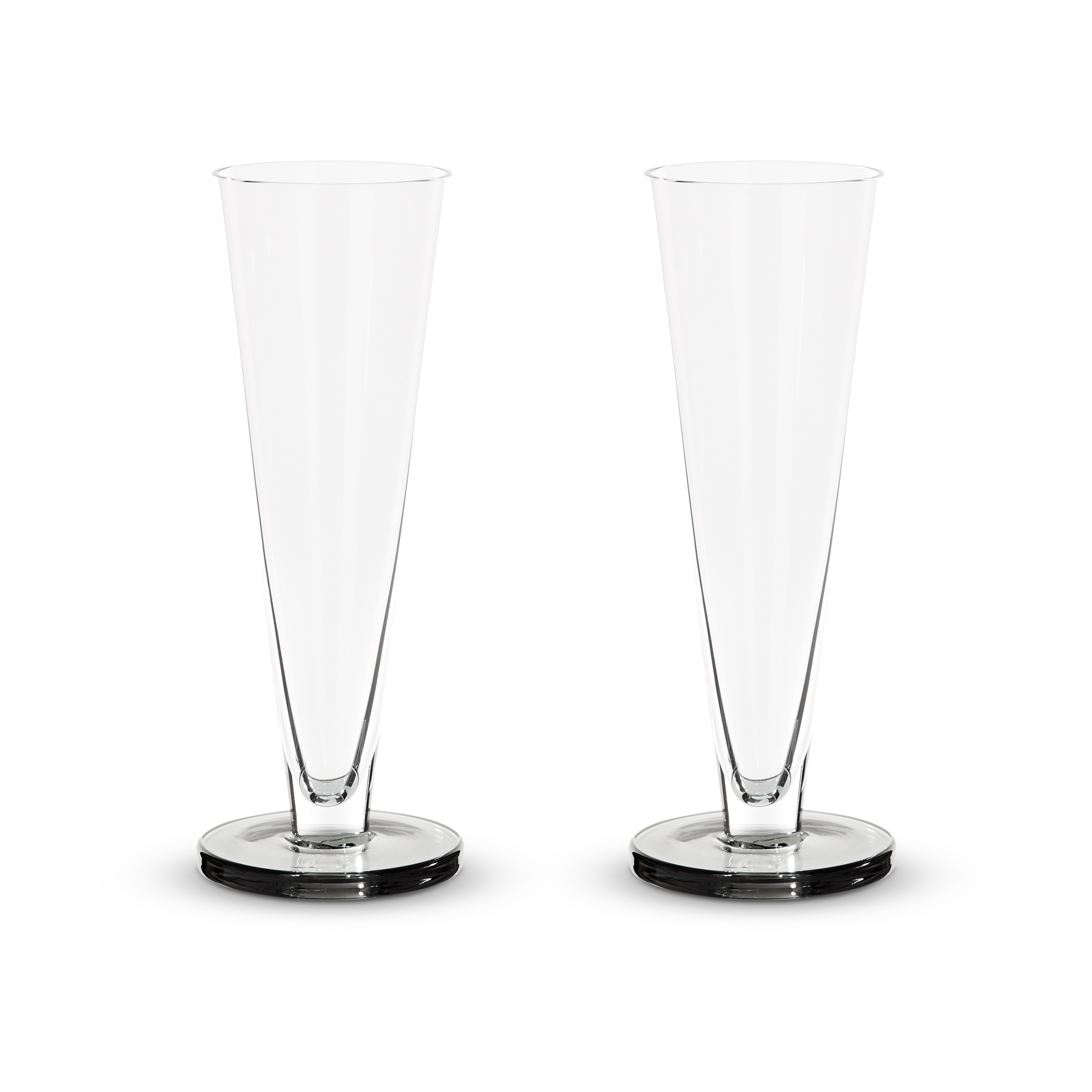 2 Copas de champagne Puck 12,5 cl Clear