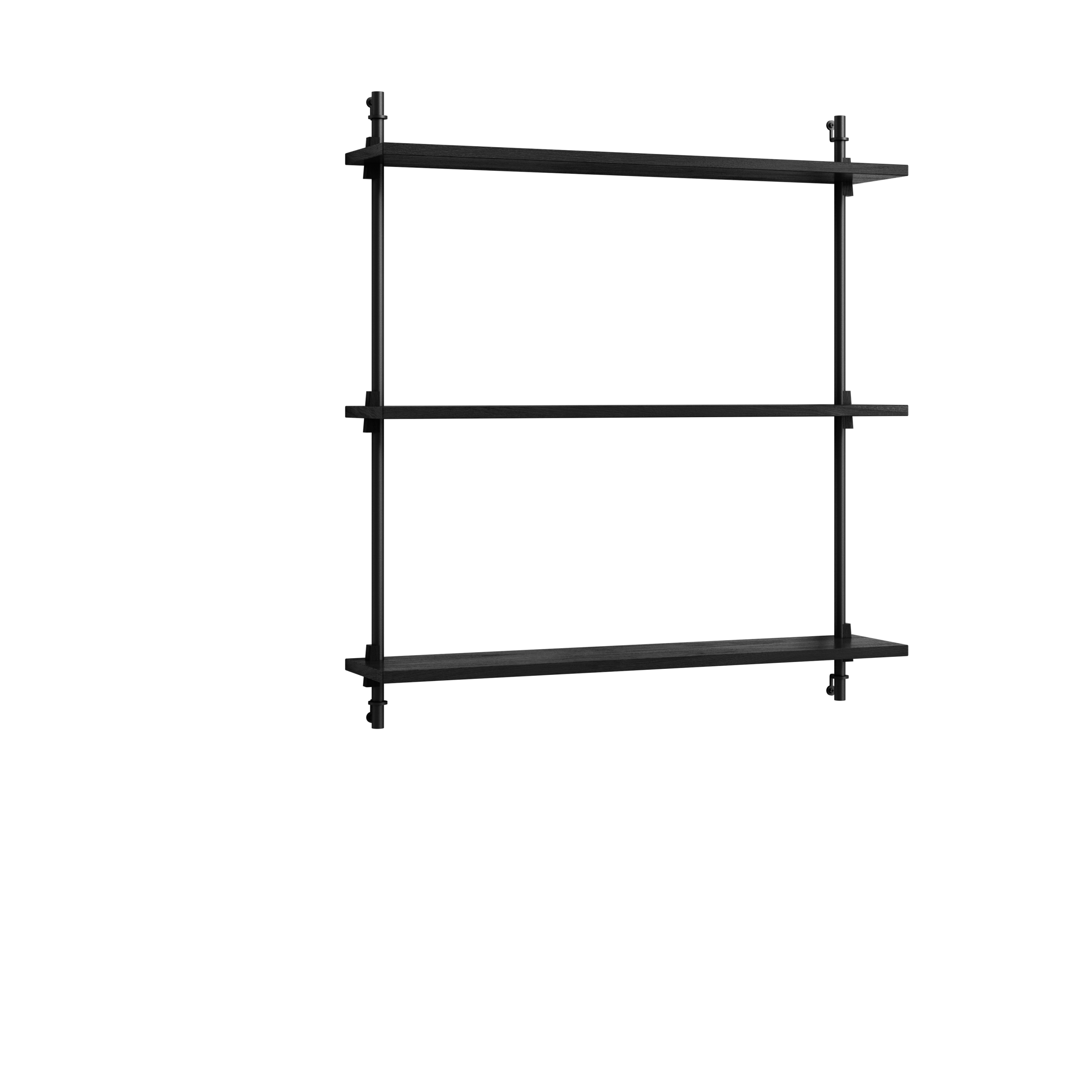 Moebe wall shelving ws.85.1 Negro