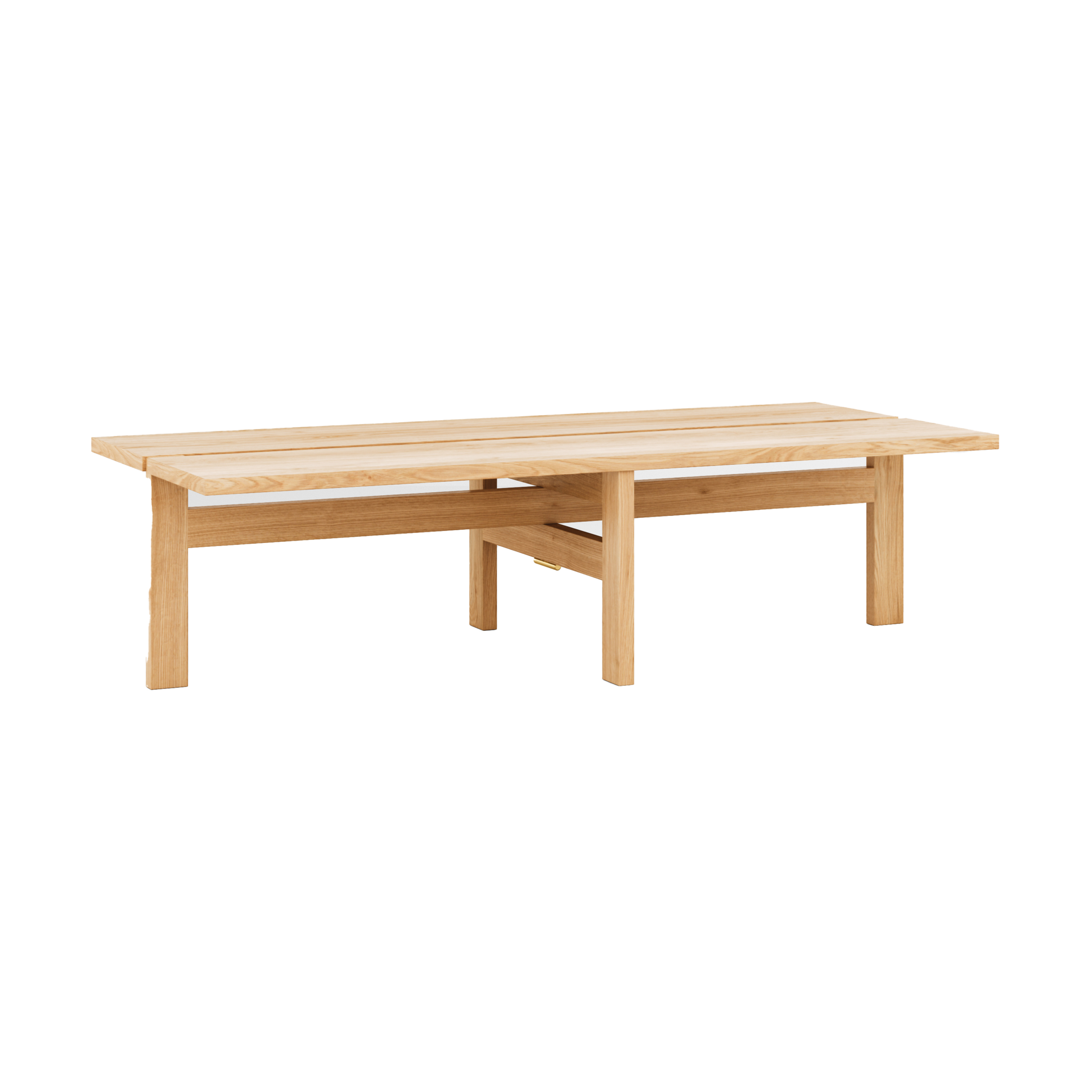 Mesa de centro Moebe rectangular coffee table large Roble