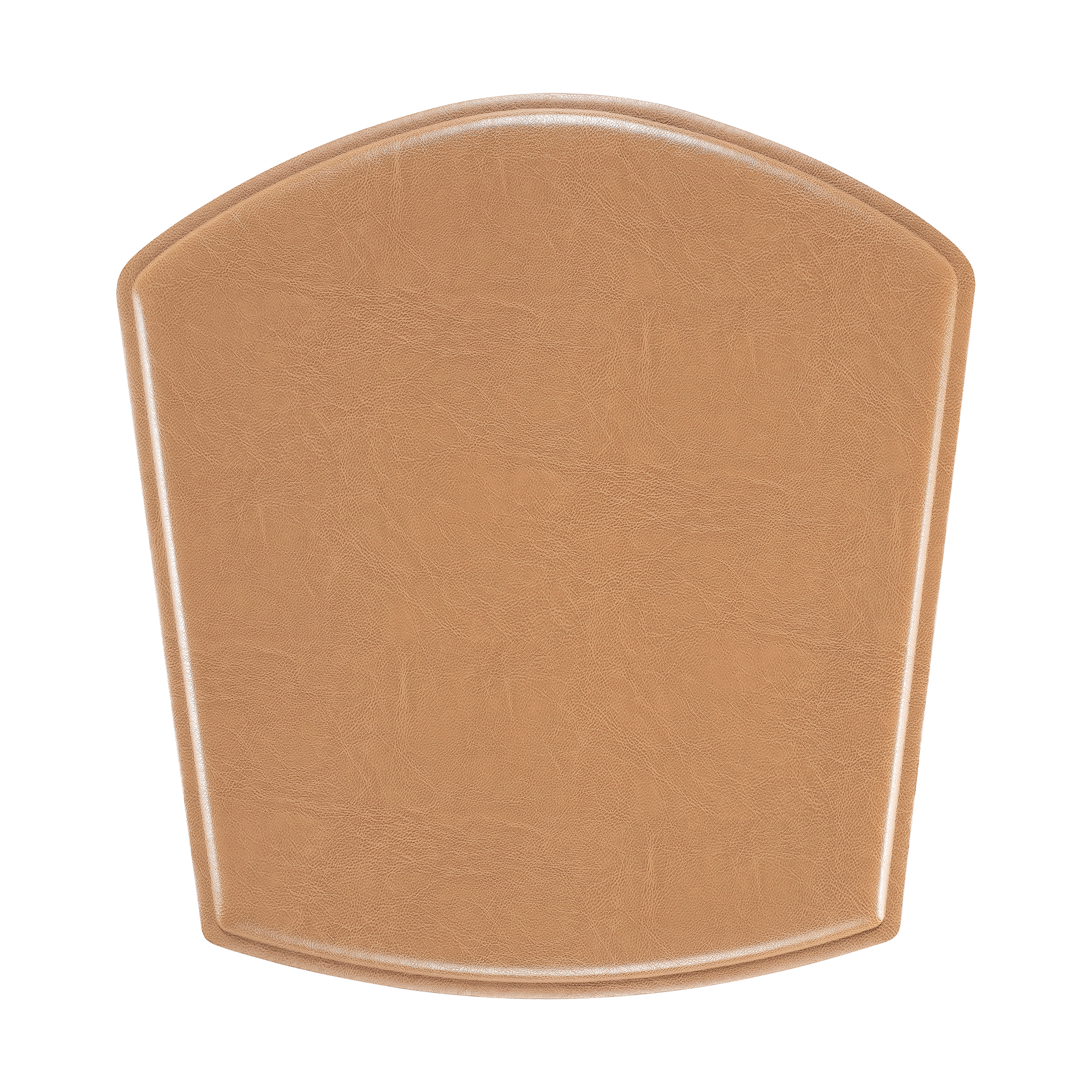 Cojín de silla ZigZag Cuero bonded camel