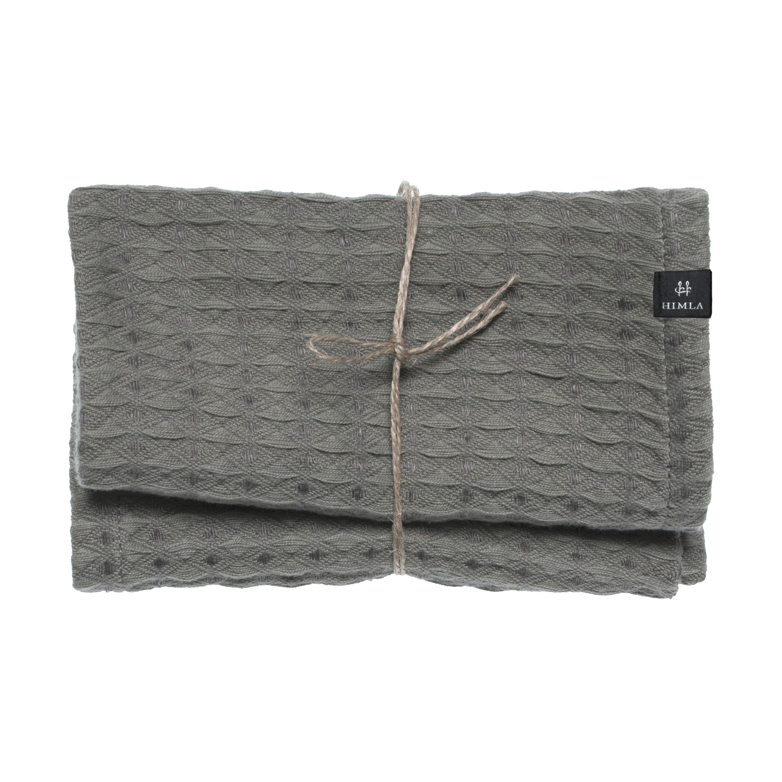 2 Toallas para invitados Ego 30x30 cm Charcoal