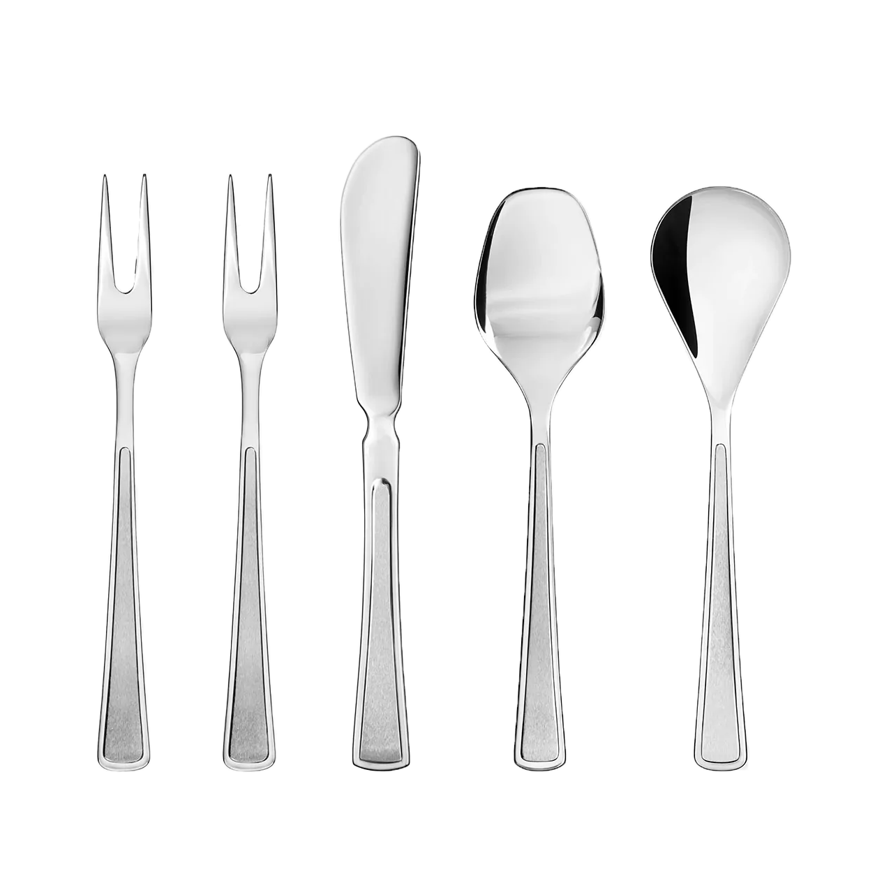 Cubertería para el desayuno Ramona 5 piezas Acero inoxidable