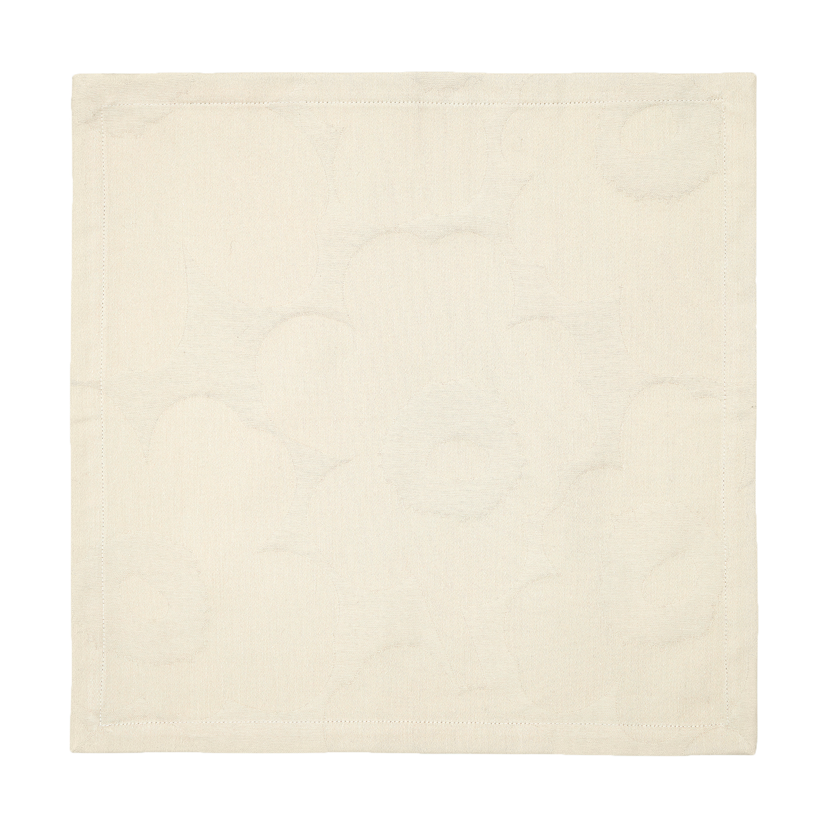 3 Servilletas de tela Unikko 40x40 White-off white
