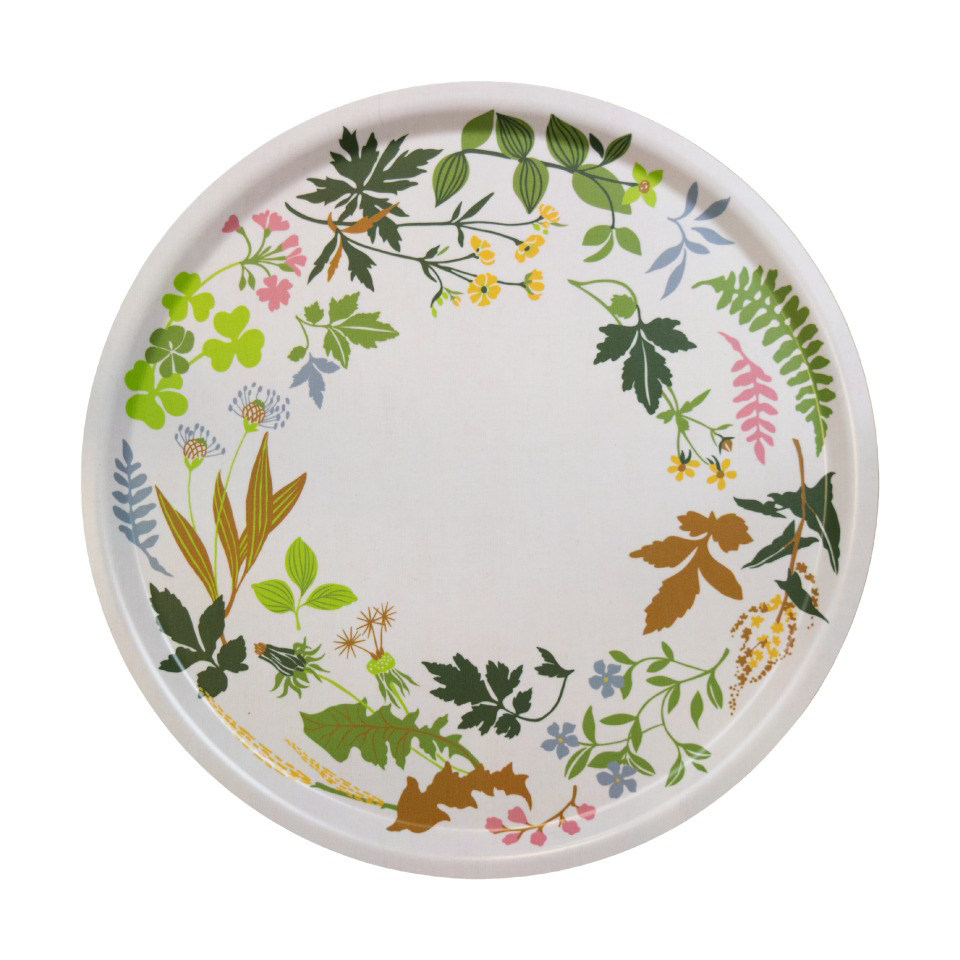 Bandeja Ängsö Ø38 cm Multi-beige