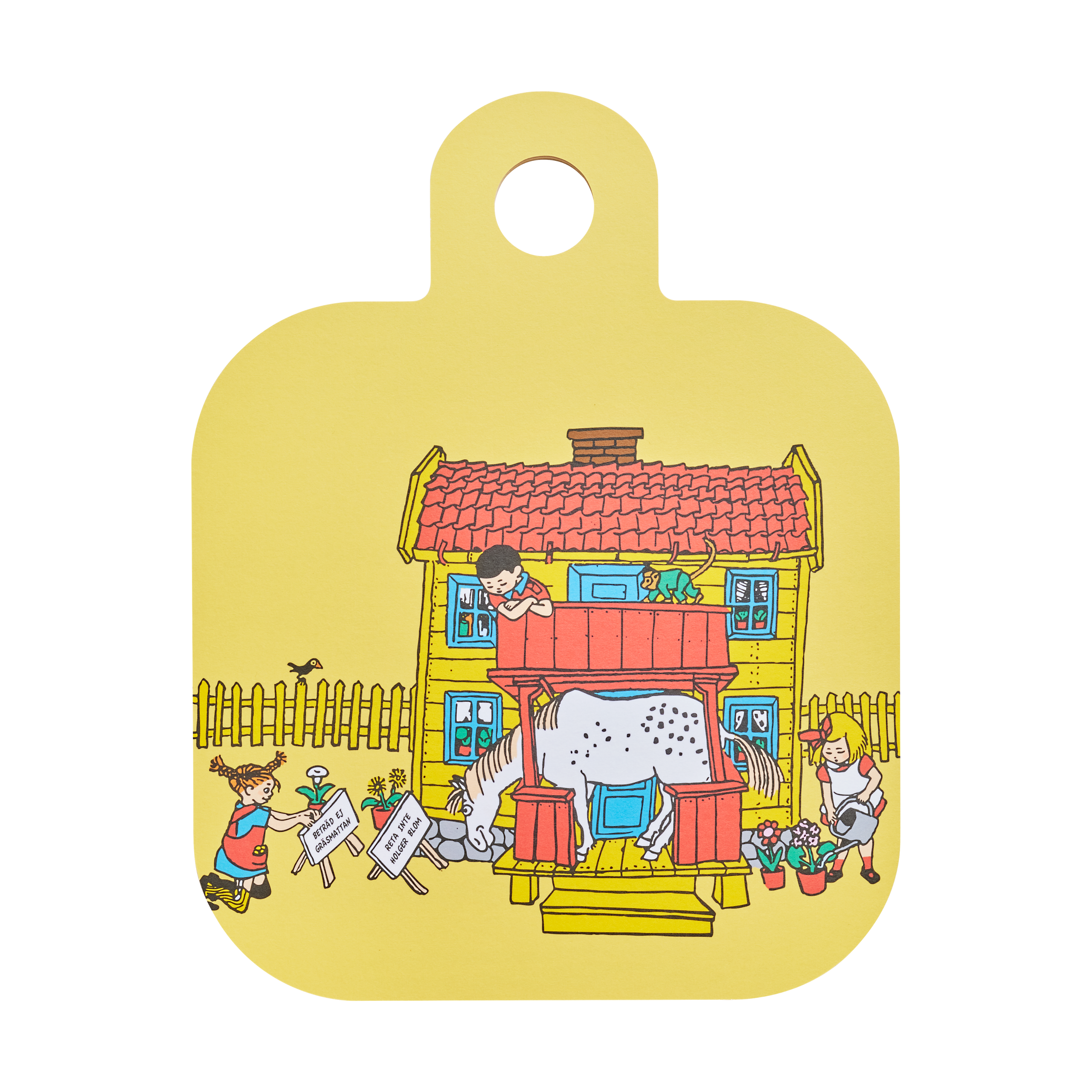 Tabla de cortar Pippi Chop & Serve 25x32 cm Villa Villekulla