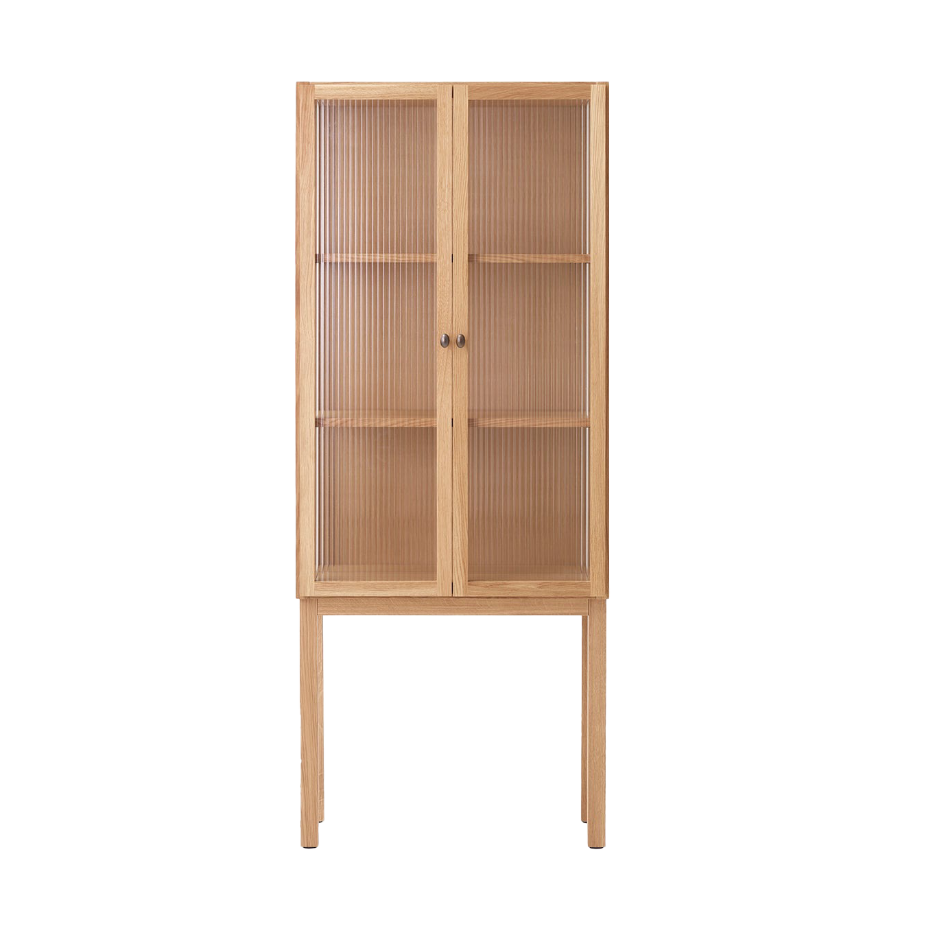 Armario con puertas de vidrio Curiosity glasdörr 168 cm Oak