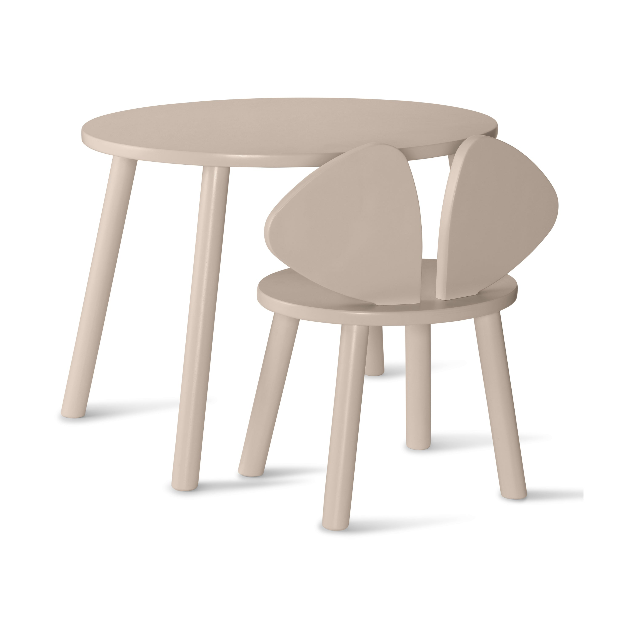 Set silla + mesa infantil Mouse Beige