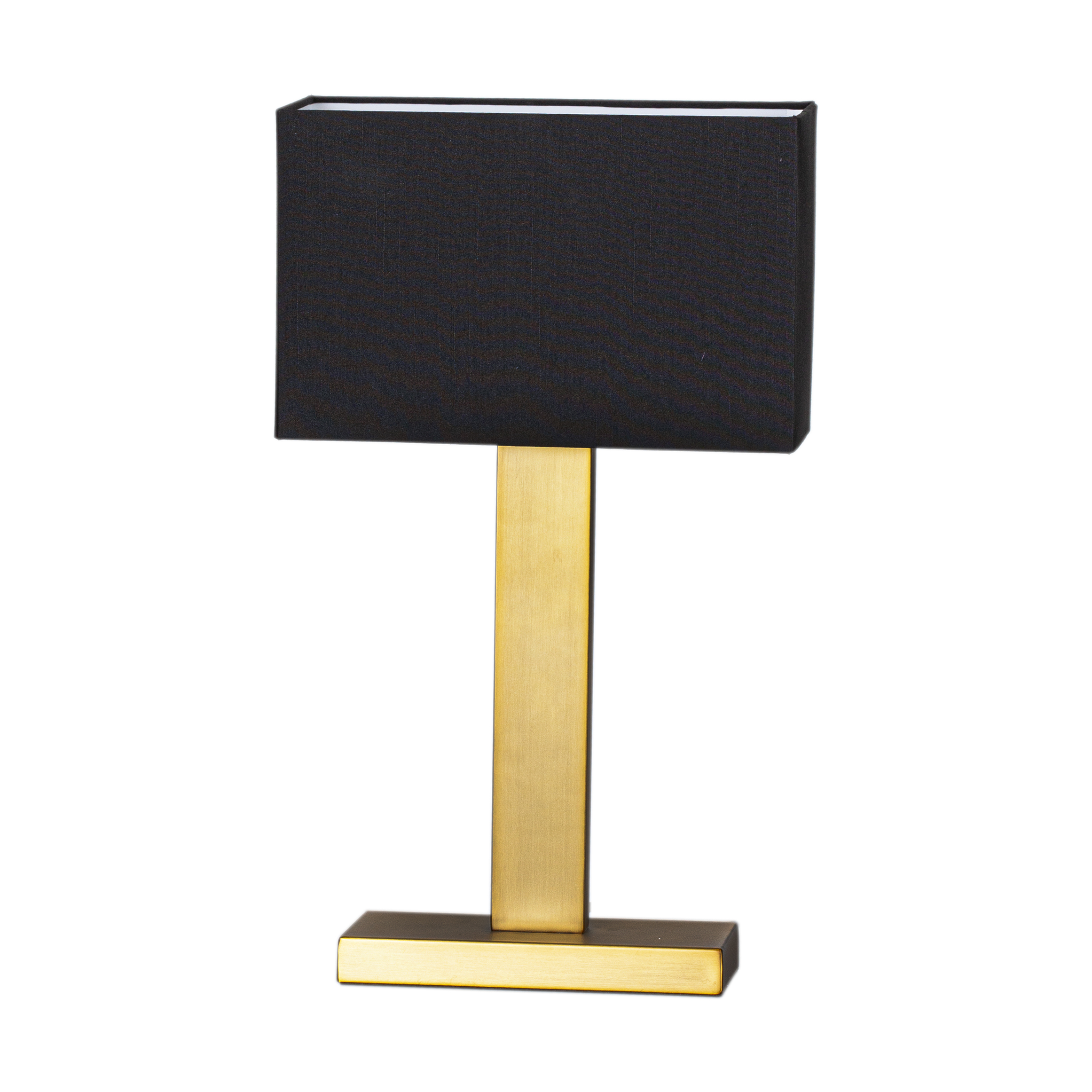 Lámpara de mesa Prime 47 cm Pantalla negro-latón