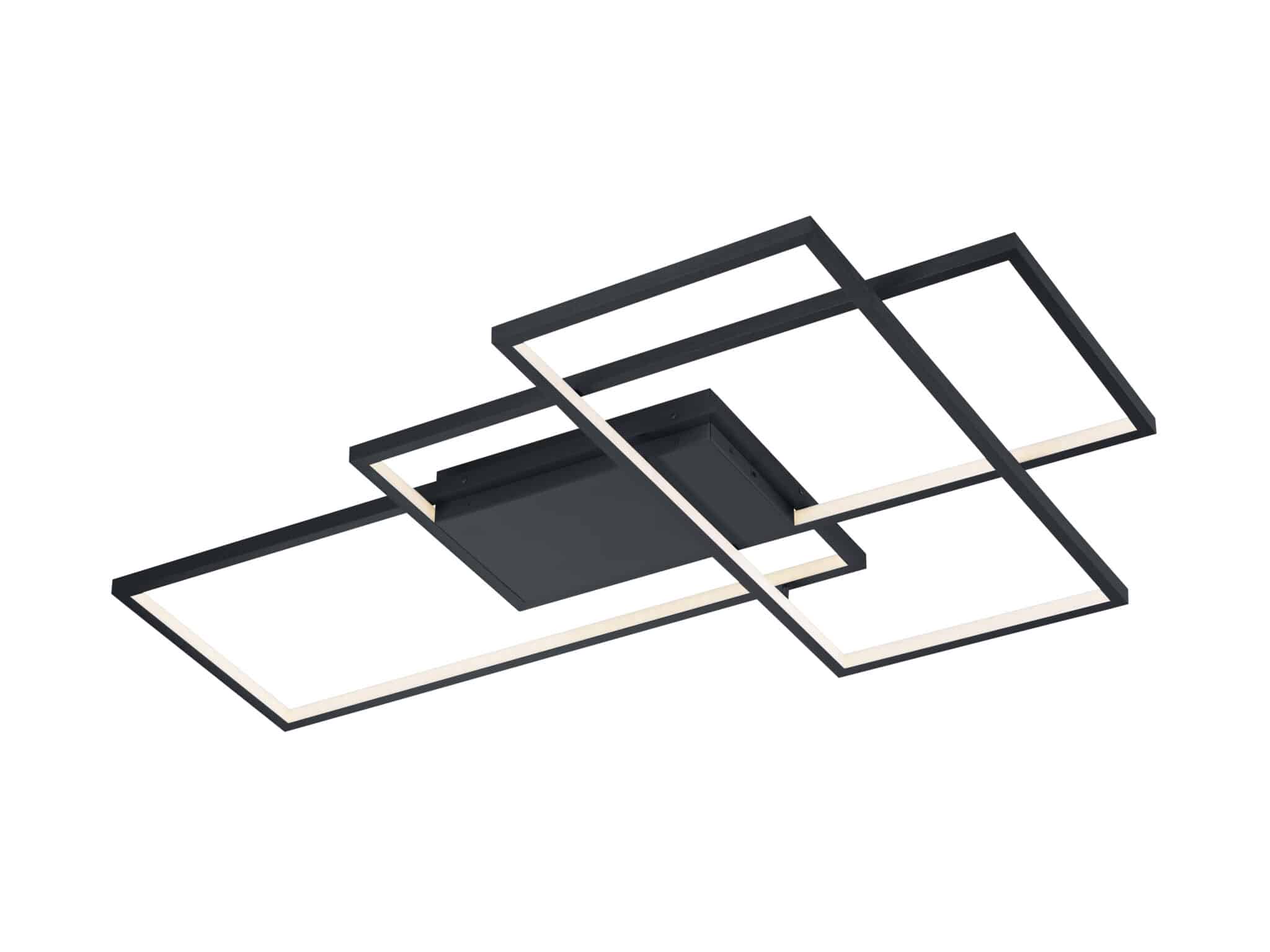 Trio Thiago Plafón LED de metal antracita 652690342