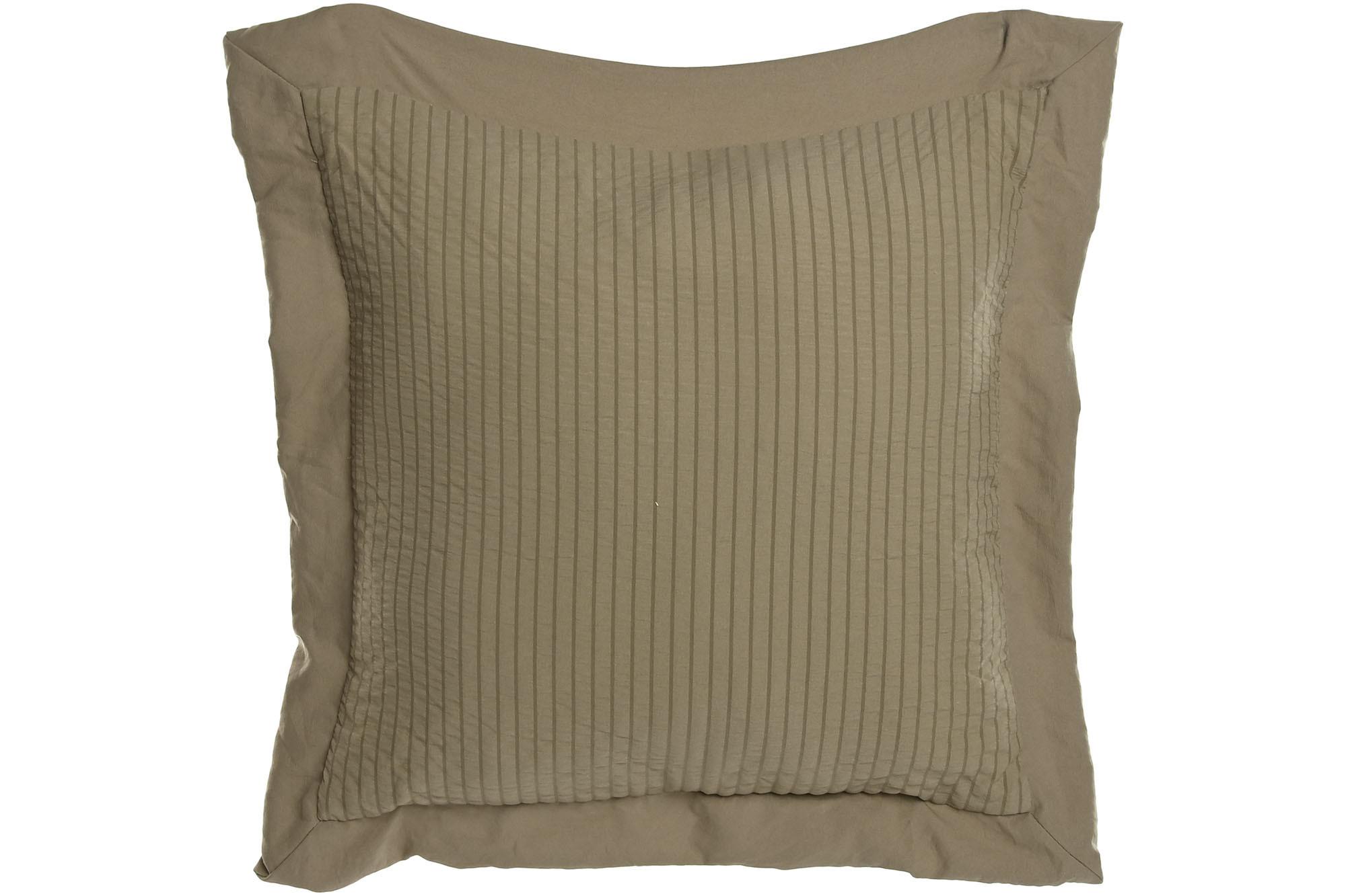 DKD Home Decor Cojín Boho Beige de 45x45 cm y 8 cm de Grosor, Poliéster 420 gsm, con Cremallera (2 Unidades)