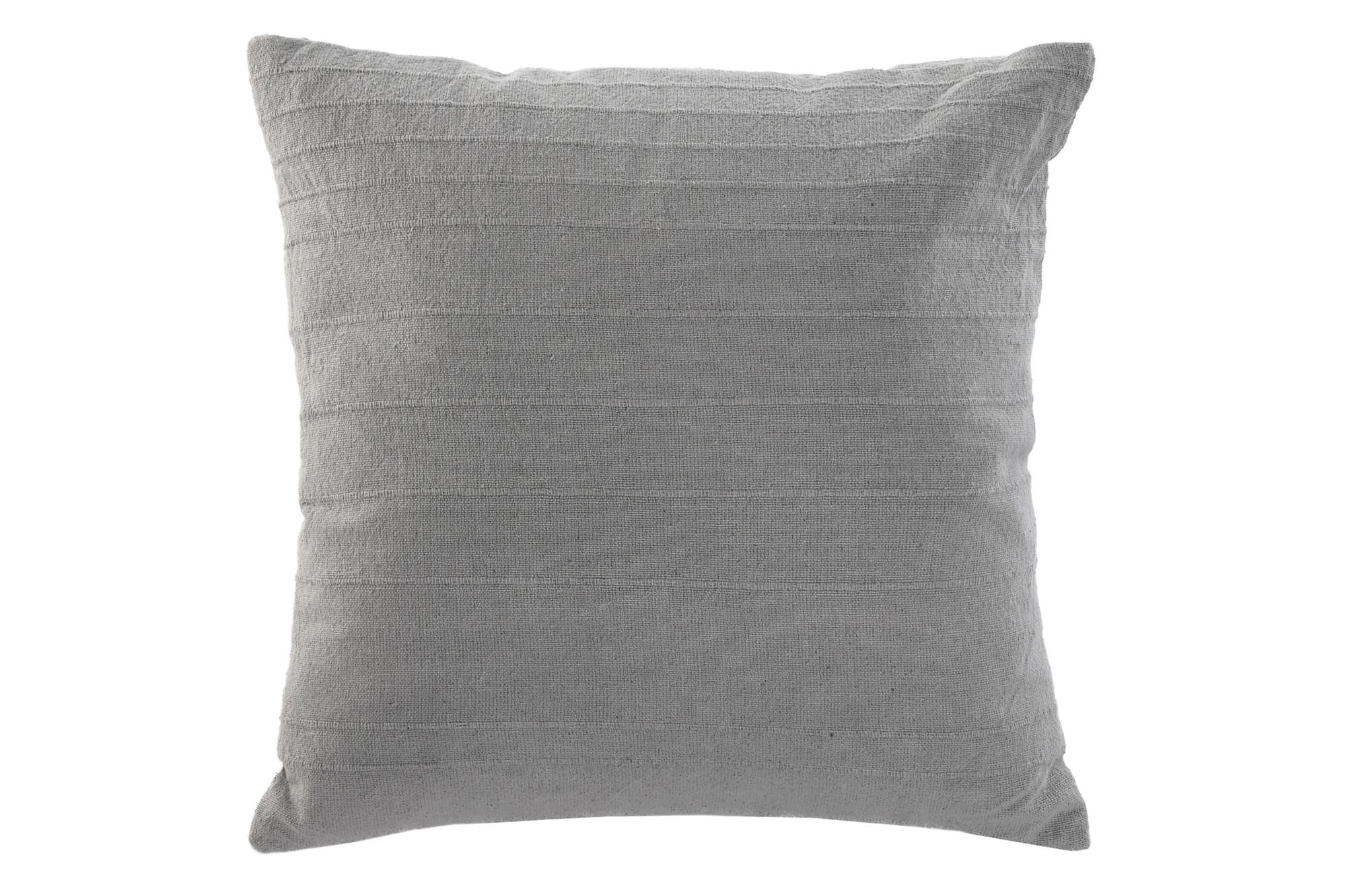 DKD Home Decor Cojín Poliéster Colección Basic Colors Urban Gris Claro 45x45 cm con Cremallera (2 Unidades)
