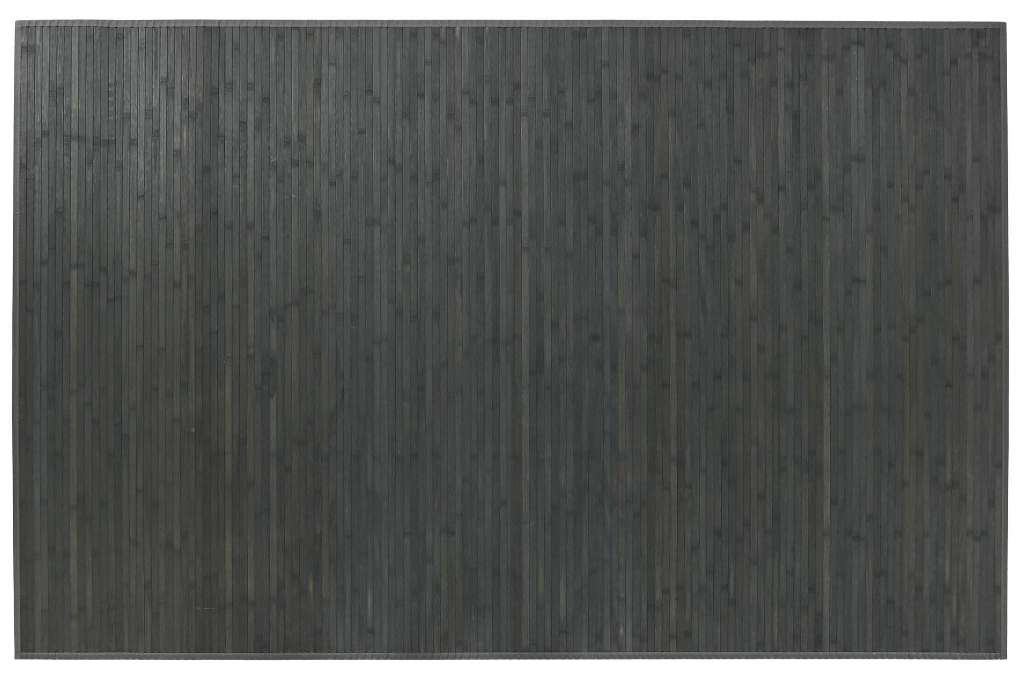 DKD Home Decor Alfombra de Bambú Colección Bamboo carpets 25 Estilo Urban, Gris, 200x140 cm, Pack de 2 Unidades
