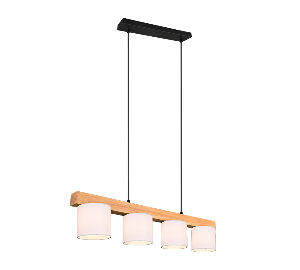 Trio Cameron Lámpara colgante blanca R30654001