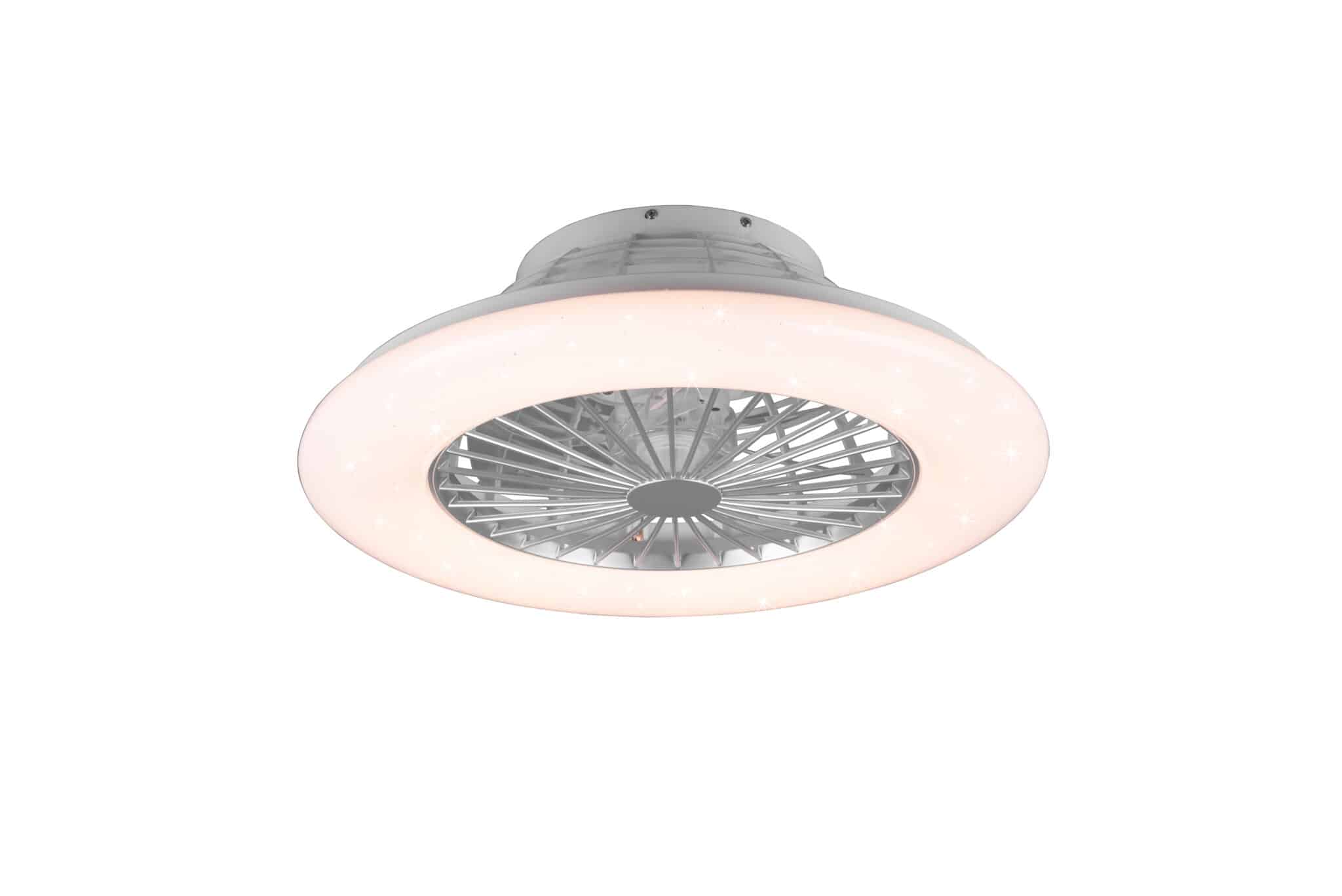 Trio Stralsund Ventilador LED de plástico titán R62522987