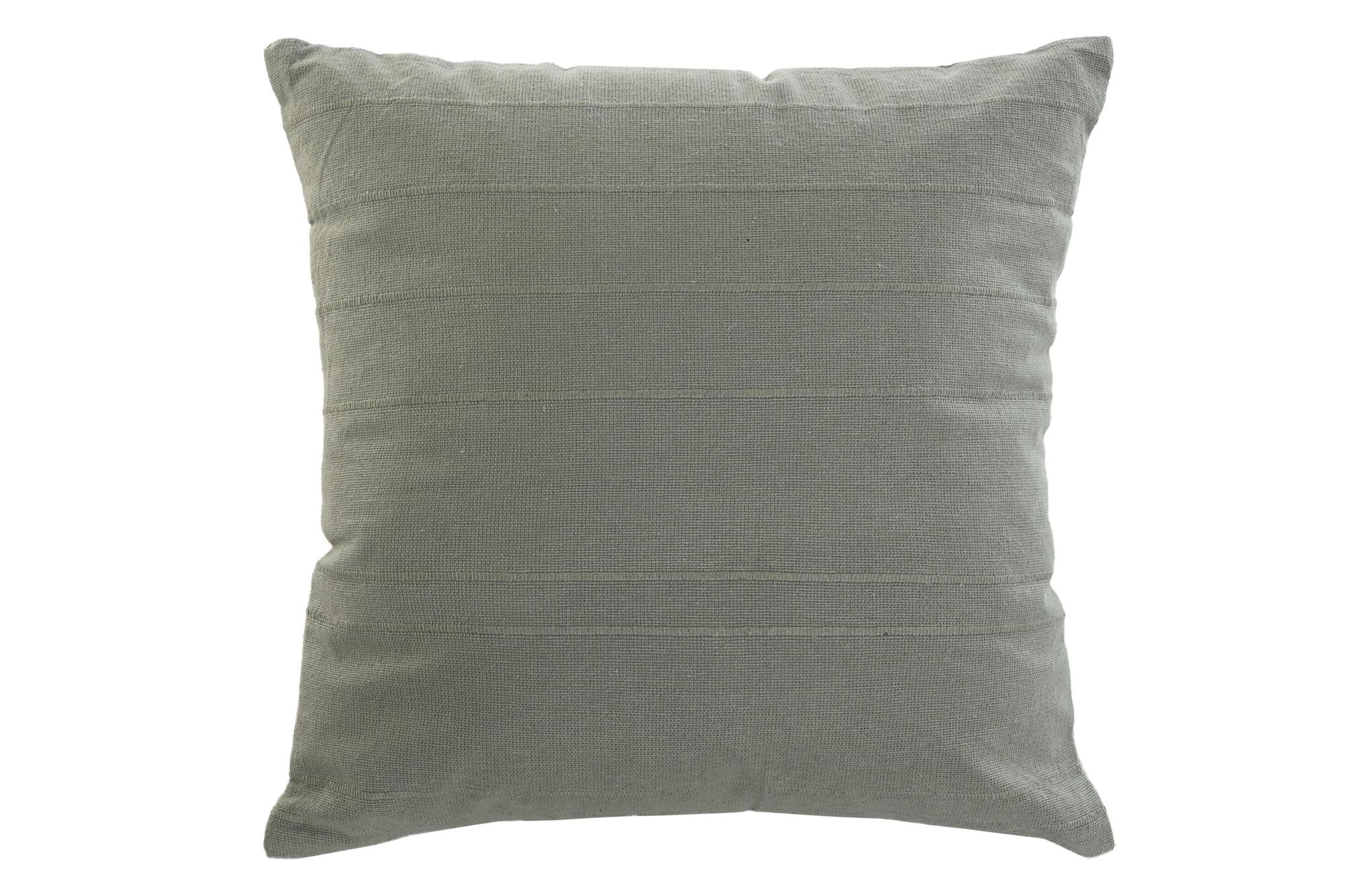 DKD Home Decor Cojín Urban 45x45 cm Verde Poliéster con Cremallera Pack de 2 Unidades Gramaje 400