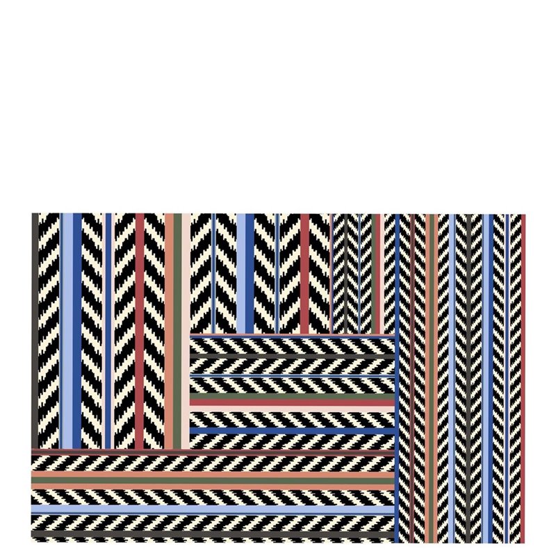 ALFOMBRA JAIPUR STRIPE AZUR