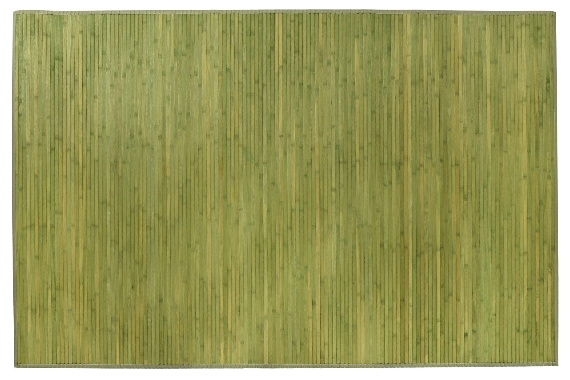 DKD Home Decor Bamboo carpets 25 Alfombra de Bambú Urban Verde 200x140 cm (2 Unidades)