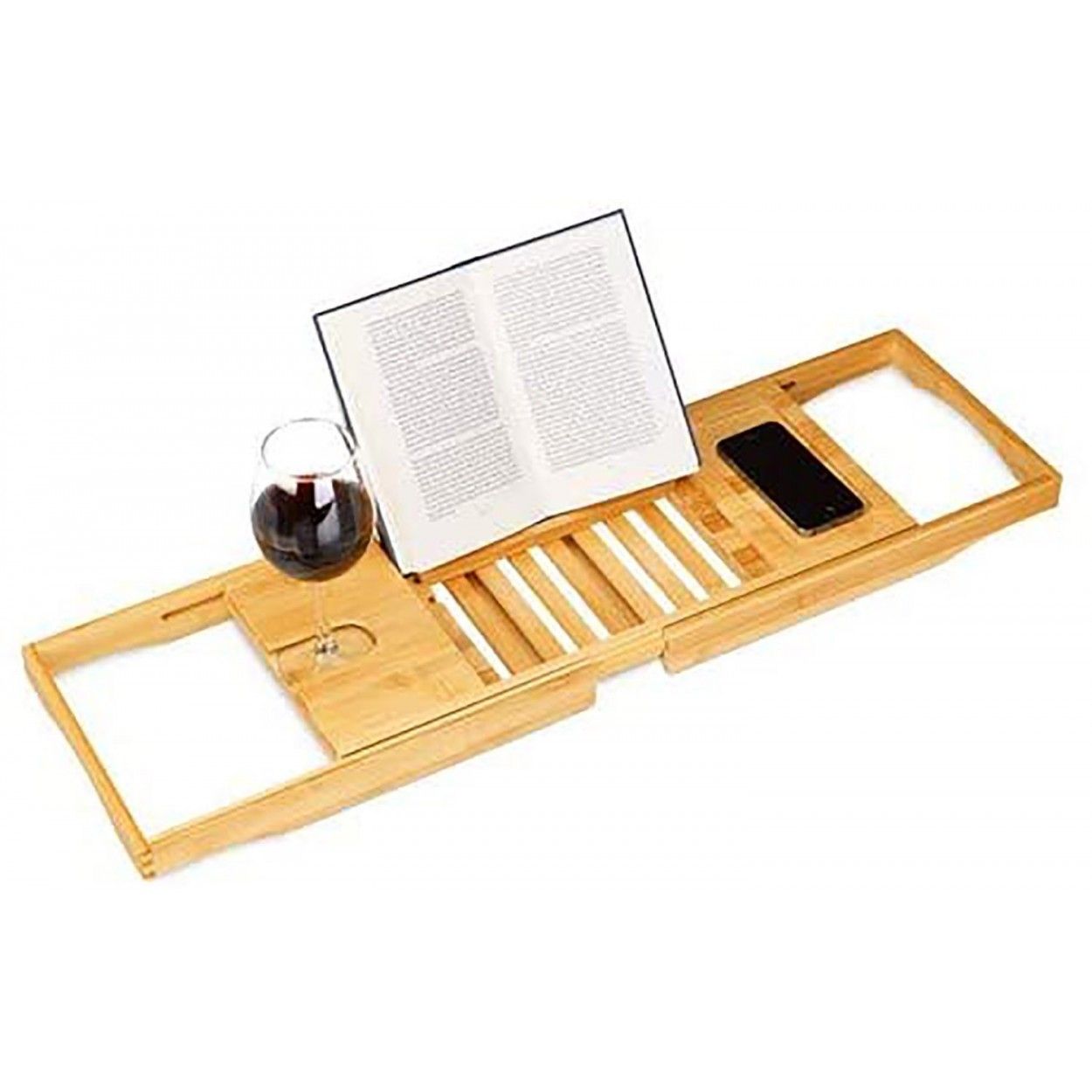 BANDEJA BAÑERA AJUSTABLE BAMBÚ NATUR
