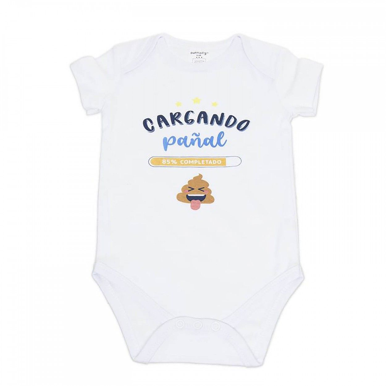 BODY BEBÉ MANGA CORTA CARGANDO PAÑAL