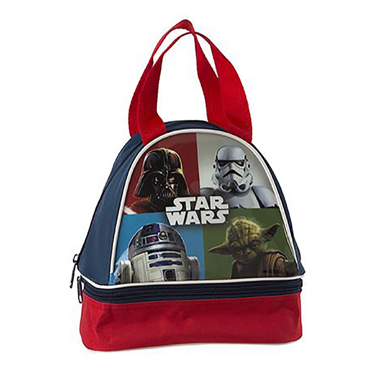 Bolsa Merienda Infantil, Guerra galáctica, Mochila Almuerzo Niños, Cremallera.