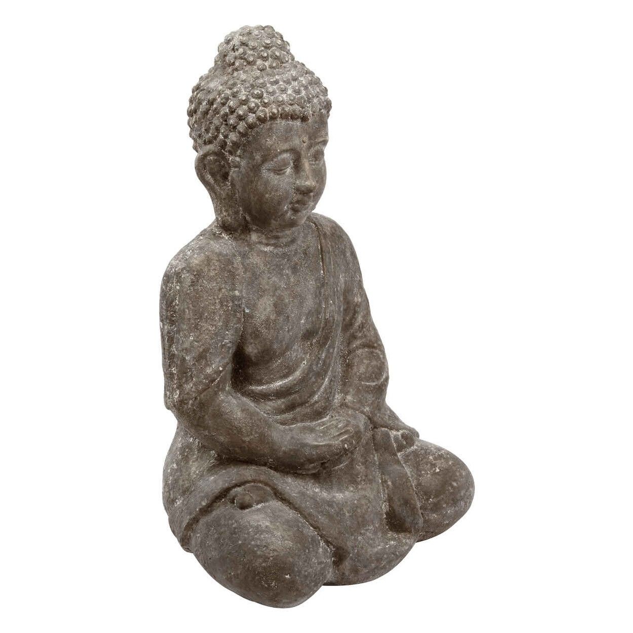 BUDA DECORACION GHAS SENTADO CEMENTO 48CM